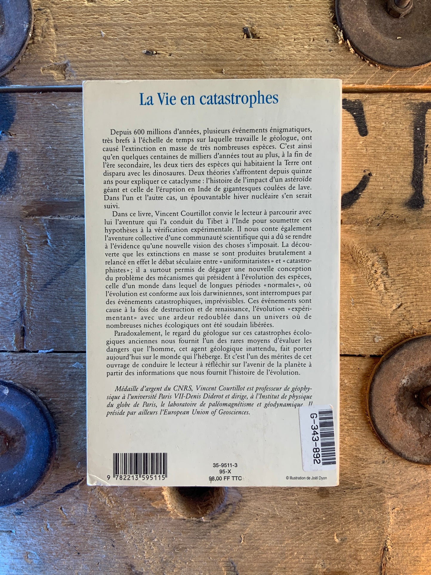 La vie en catastrophes - Vincent Courtillot
