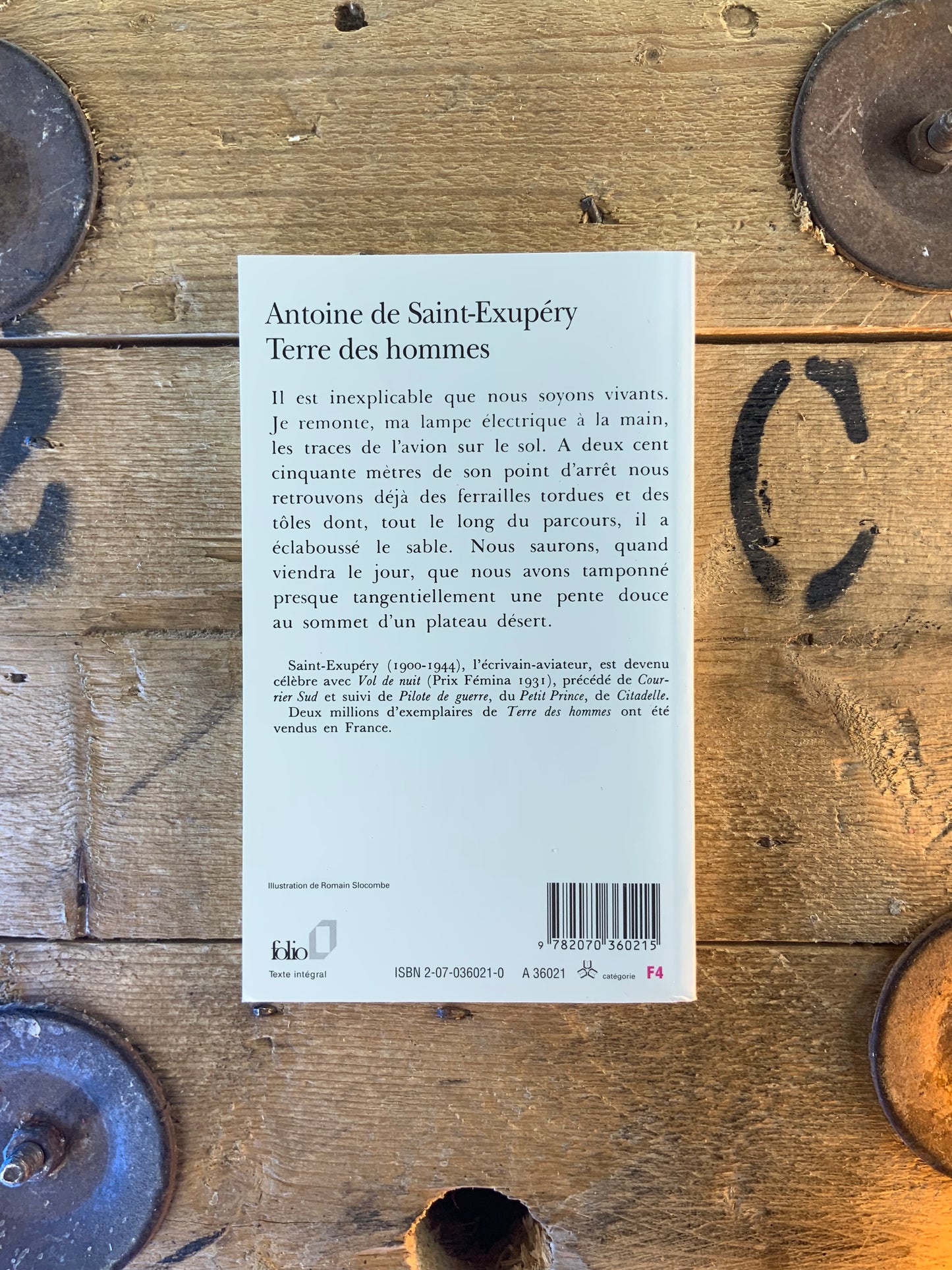 Terre des hommes - Antoine de Saint-Exupéry