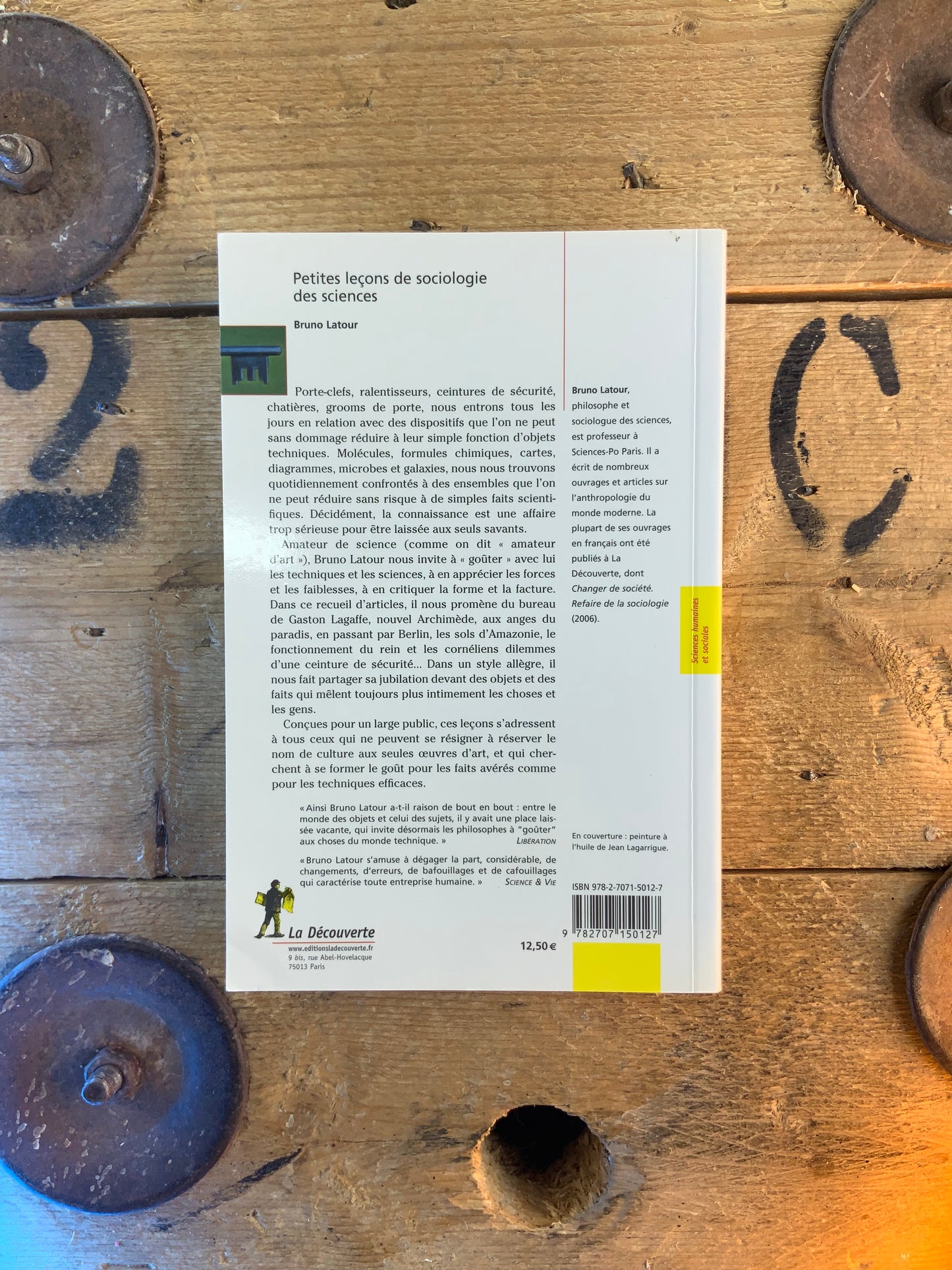 Petites leçons de sociologie des sciences - Bruno Latour