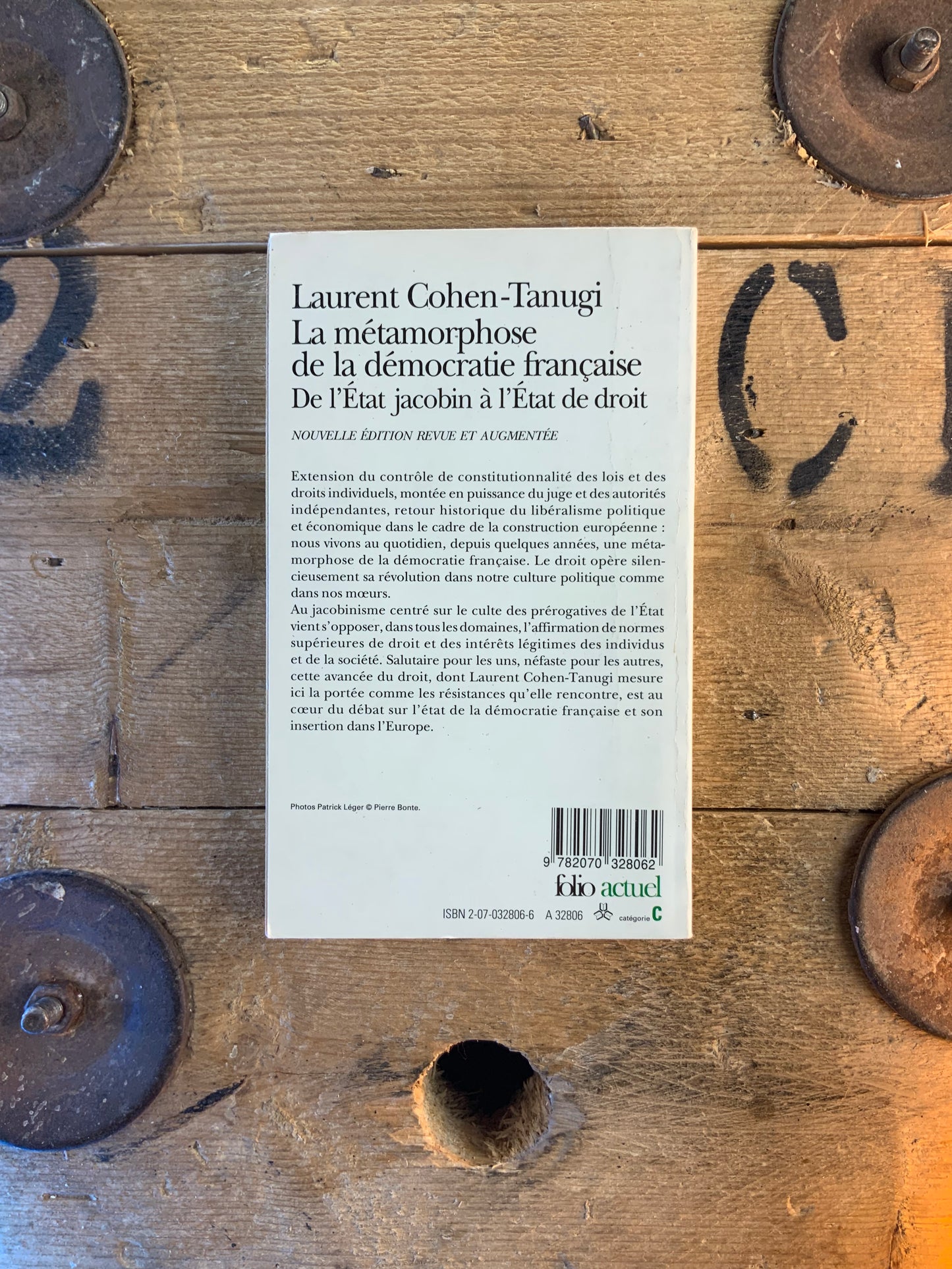 La métamorphose de la démocratie française : de l’État jacobain à l’État de droit - Laurent Cohen-Tanugi