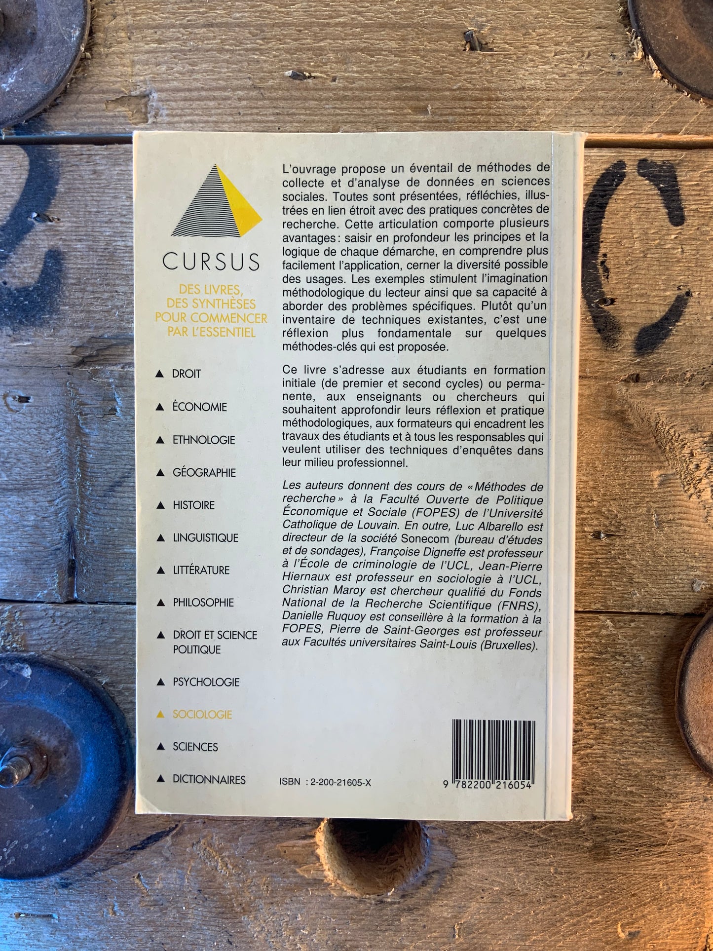Pratiques et méthodes de recherche en sciences sociales