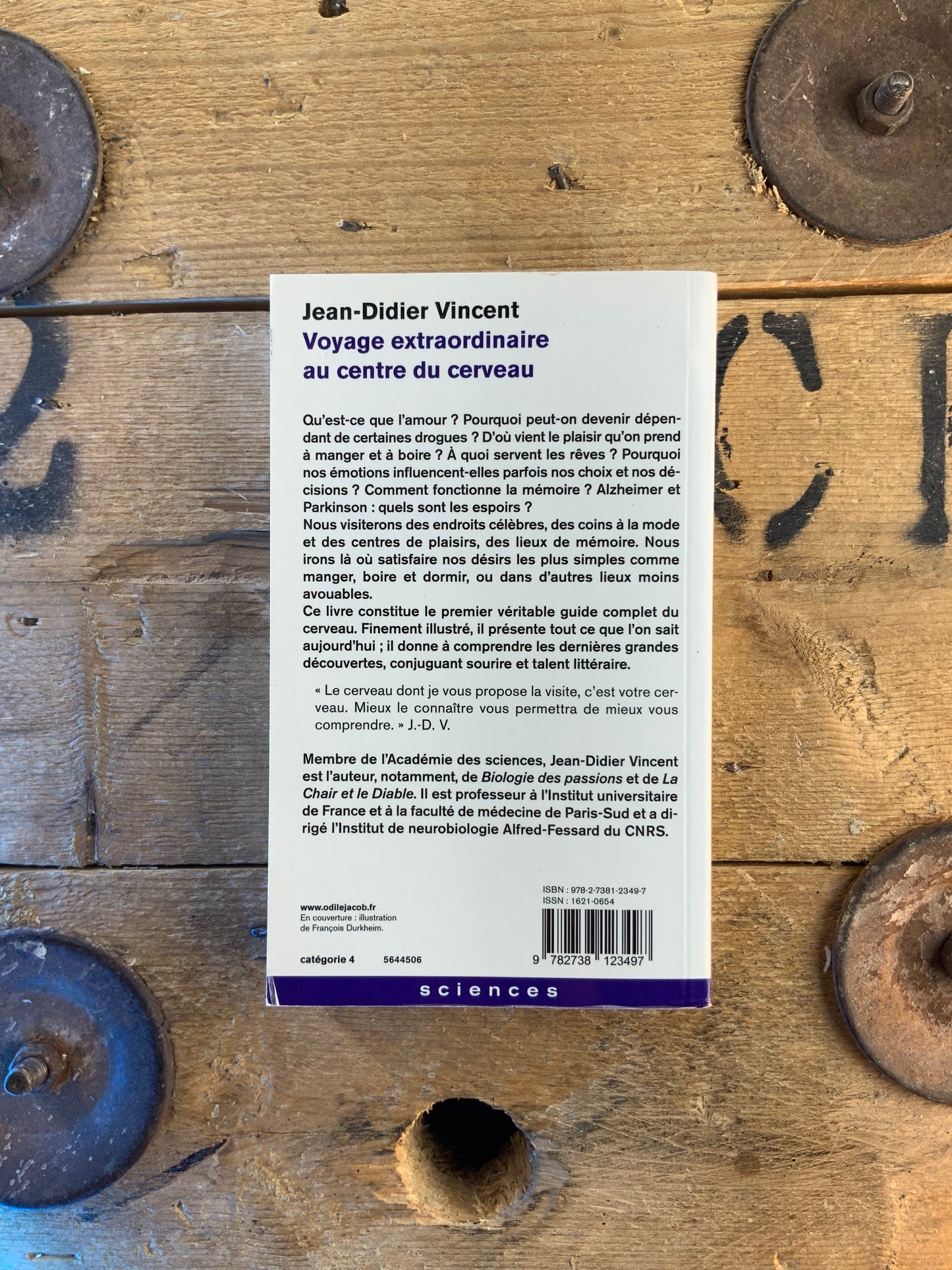 Voyage extraordinaire au centre du cerveau - Jean-Didier Vincent