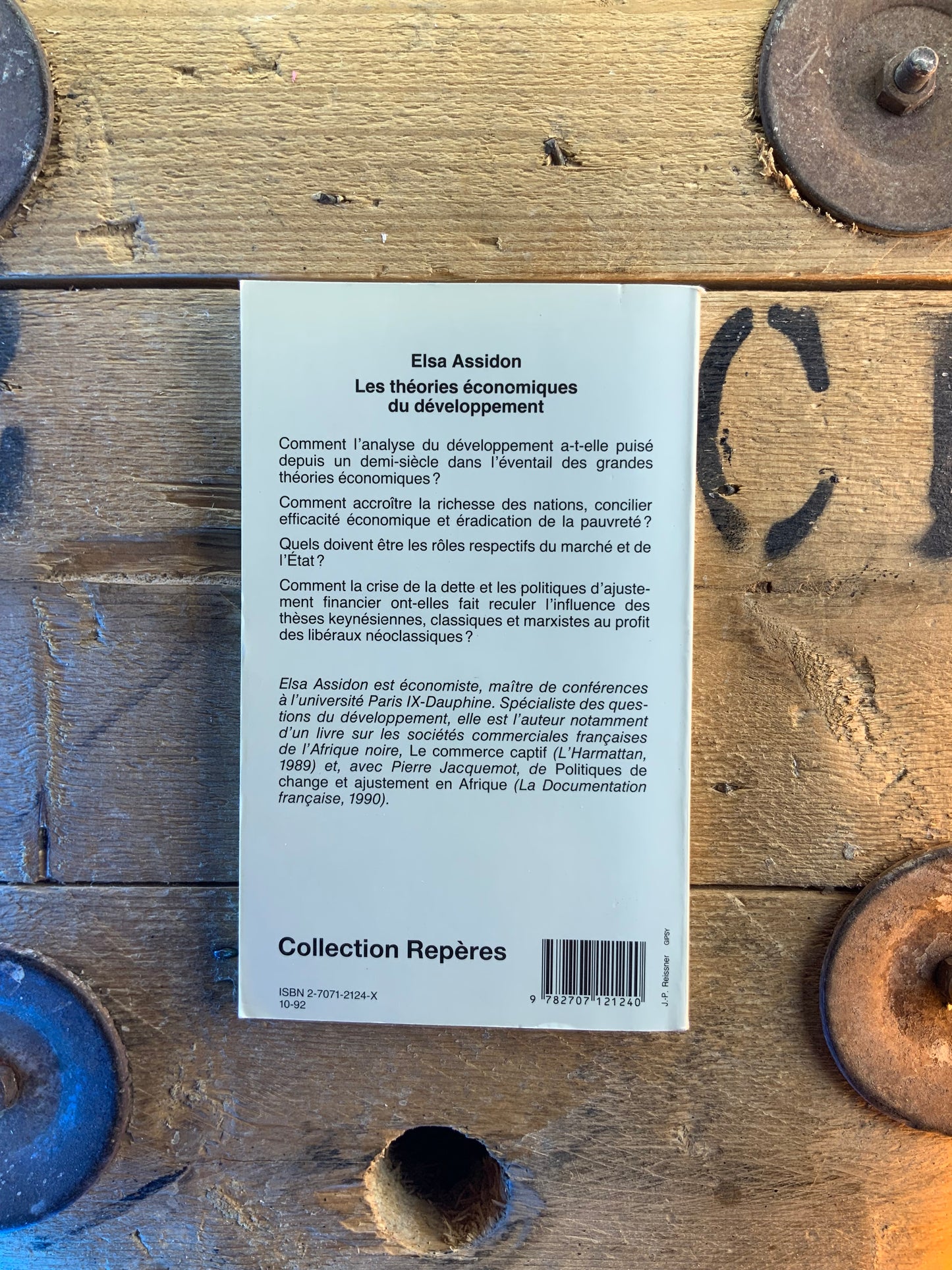 Les théories économiques du développement - Elsa Assidon