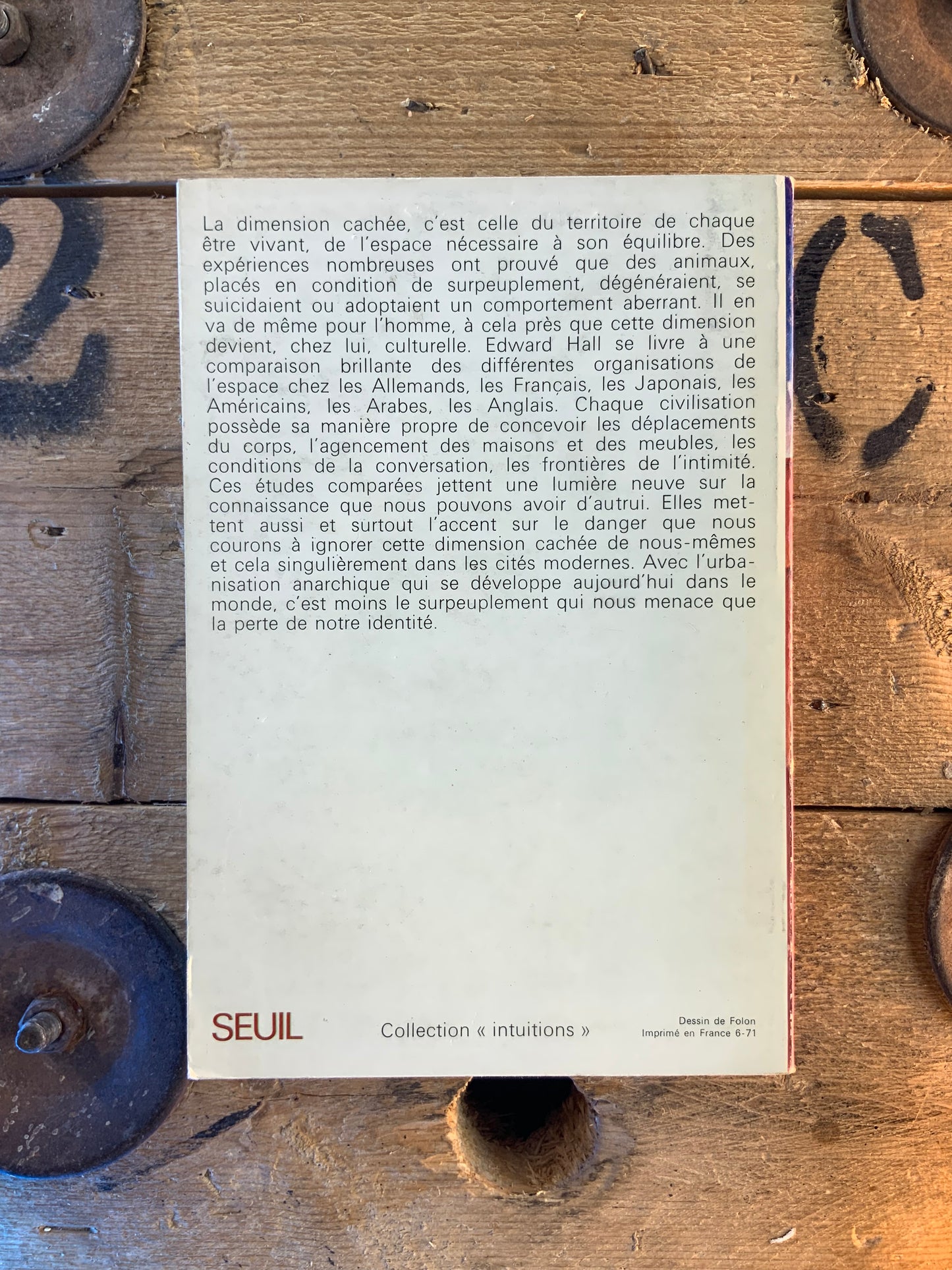 La dimension cachée - Edward T. Hall