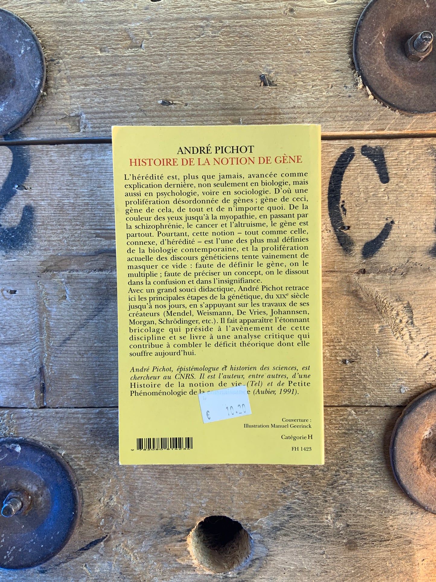 Histoire de la notion de gène - André Pichot