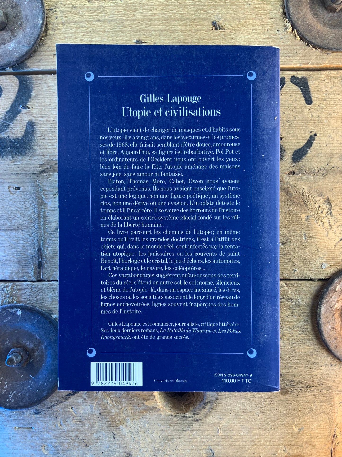 Utopie et civilisations - Gilles Lapouge