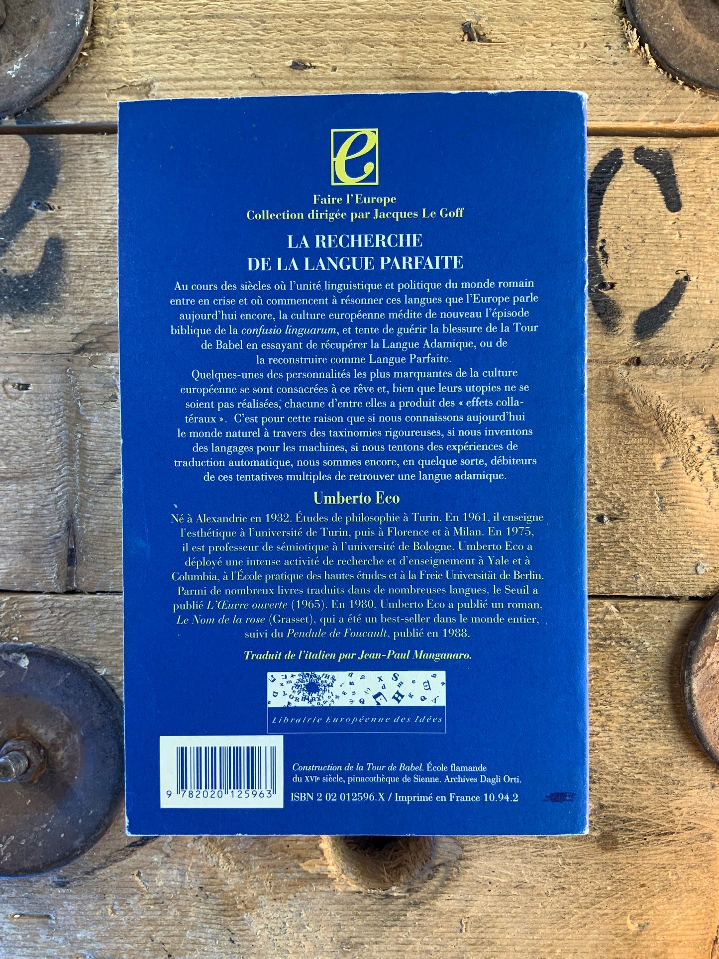 La recherche de la langue parfaite - Umberto Eco
