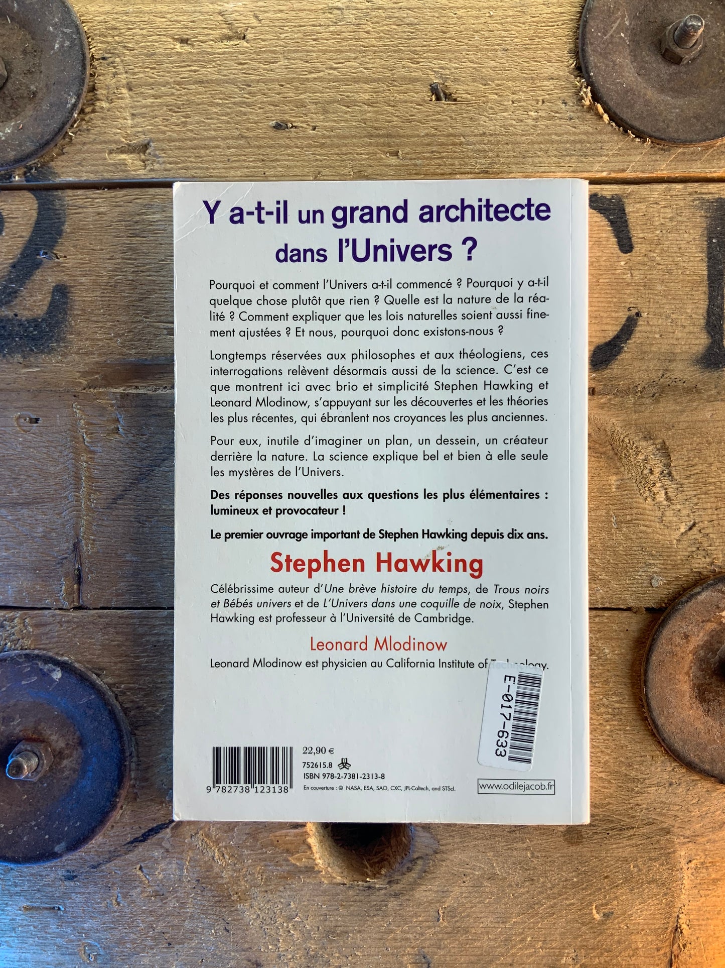 Y a-t-il un grand architecte dans l’Univers - Stephen Hawking