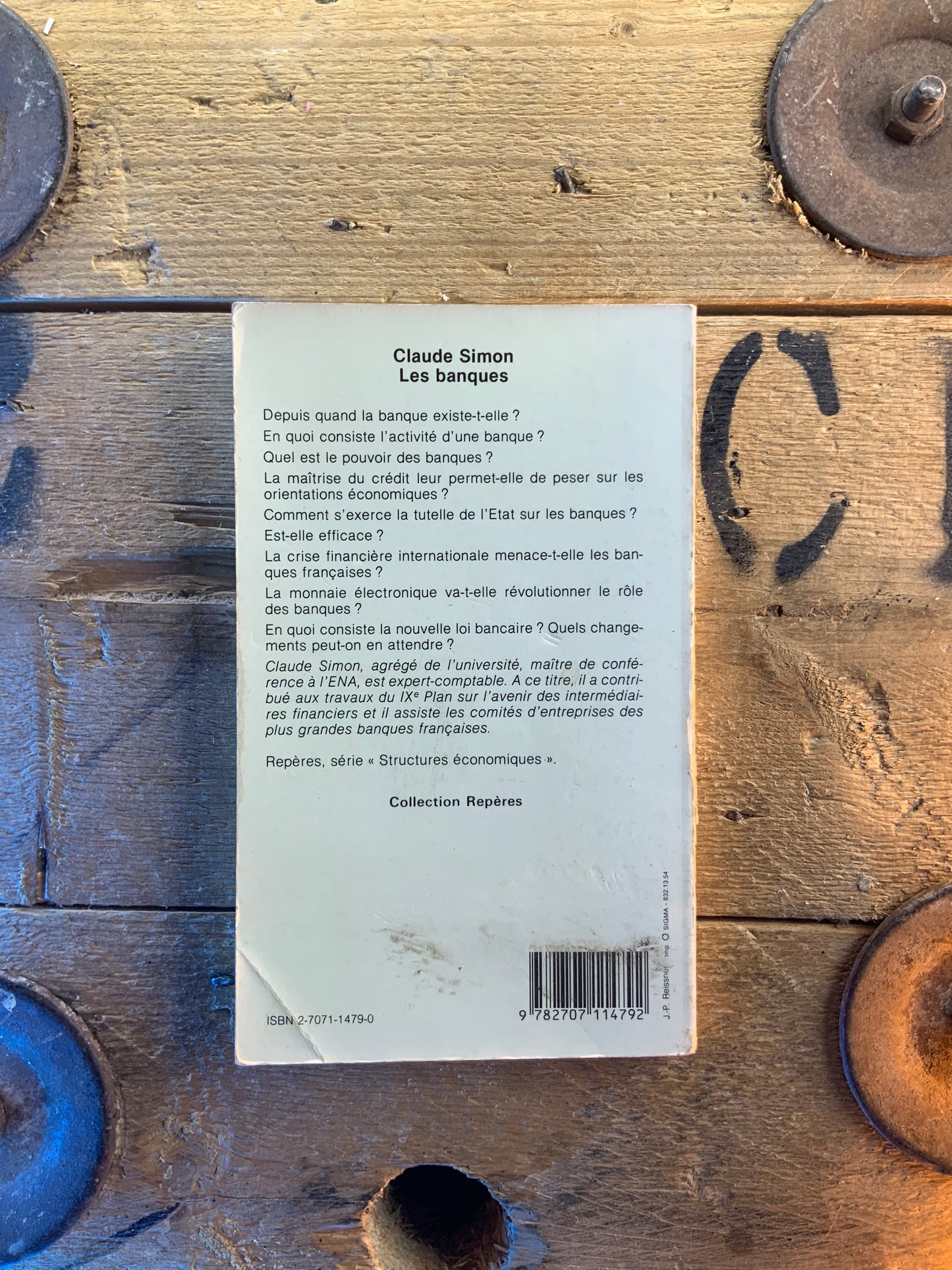 Les banques - Claude Simon