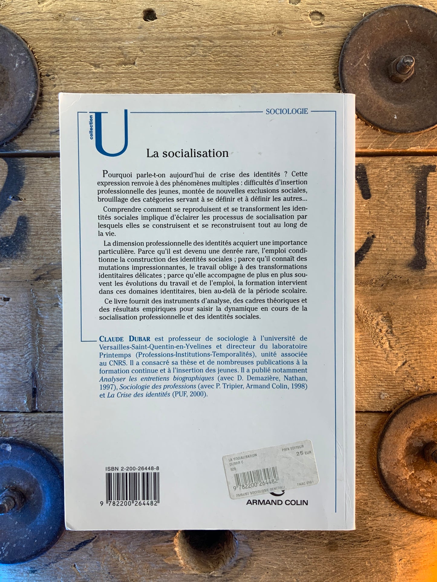 La socialisation - Claude Dubar
