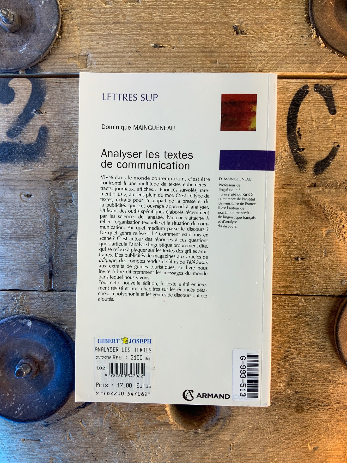 Analyser les textes de communication - Dominique Maingueneau