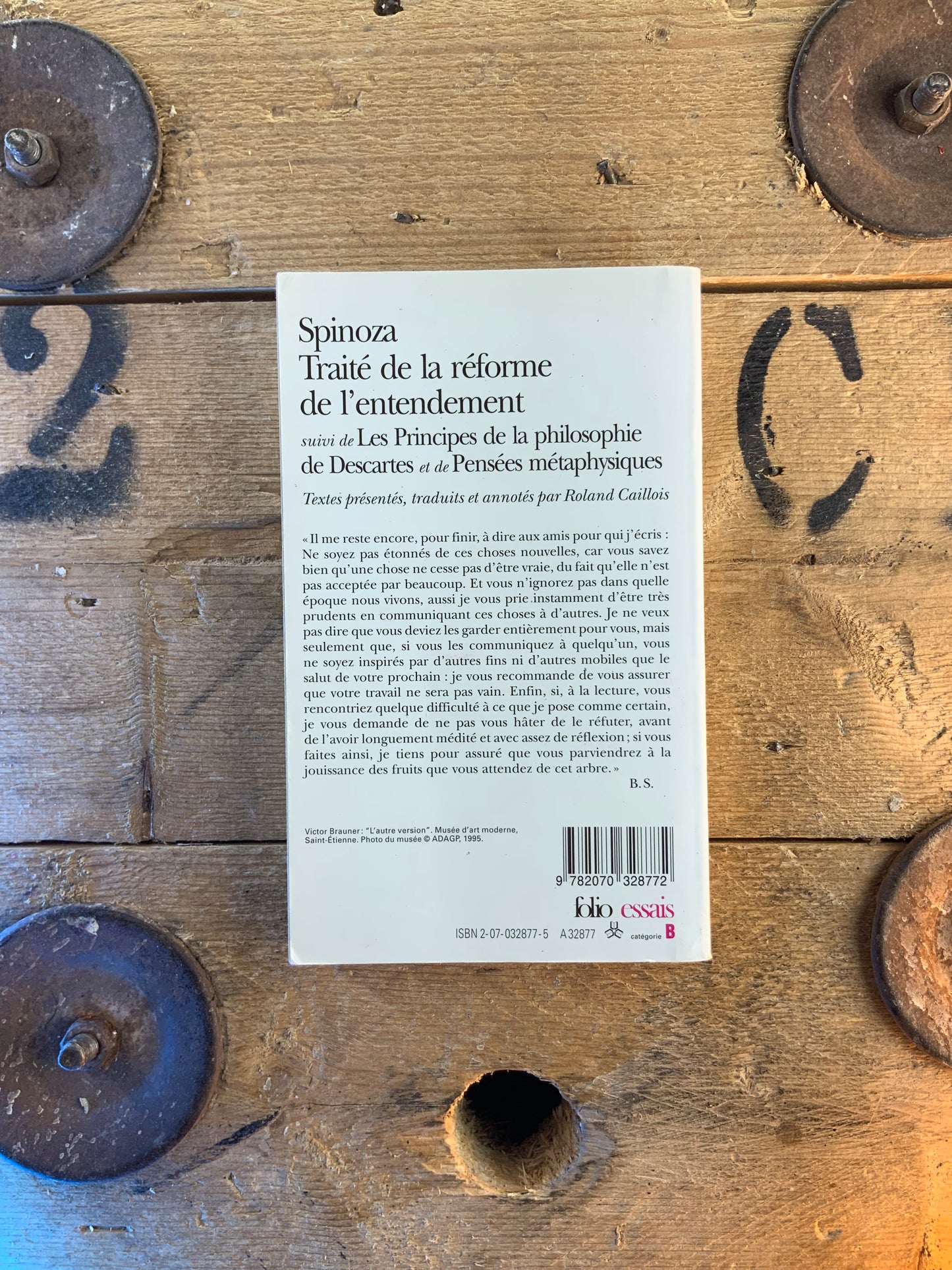 Traité de la réforme de l’endettement - Baruch Spinoza