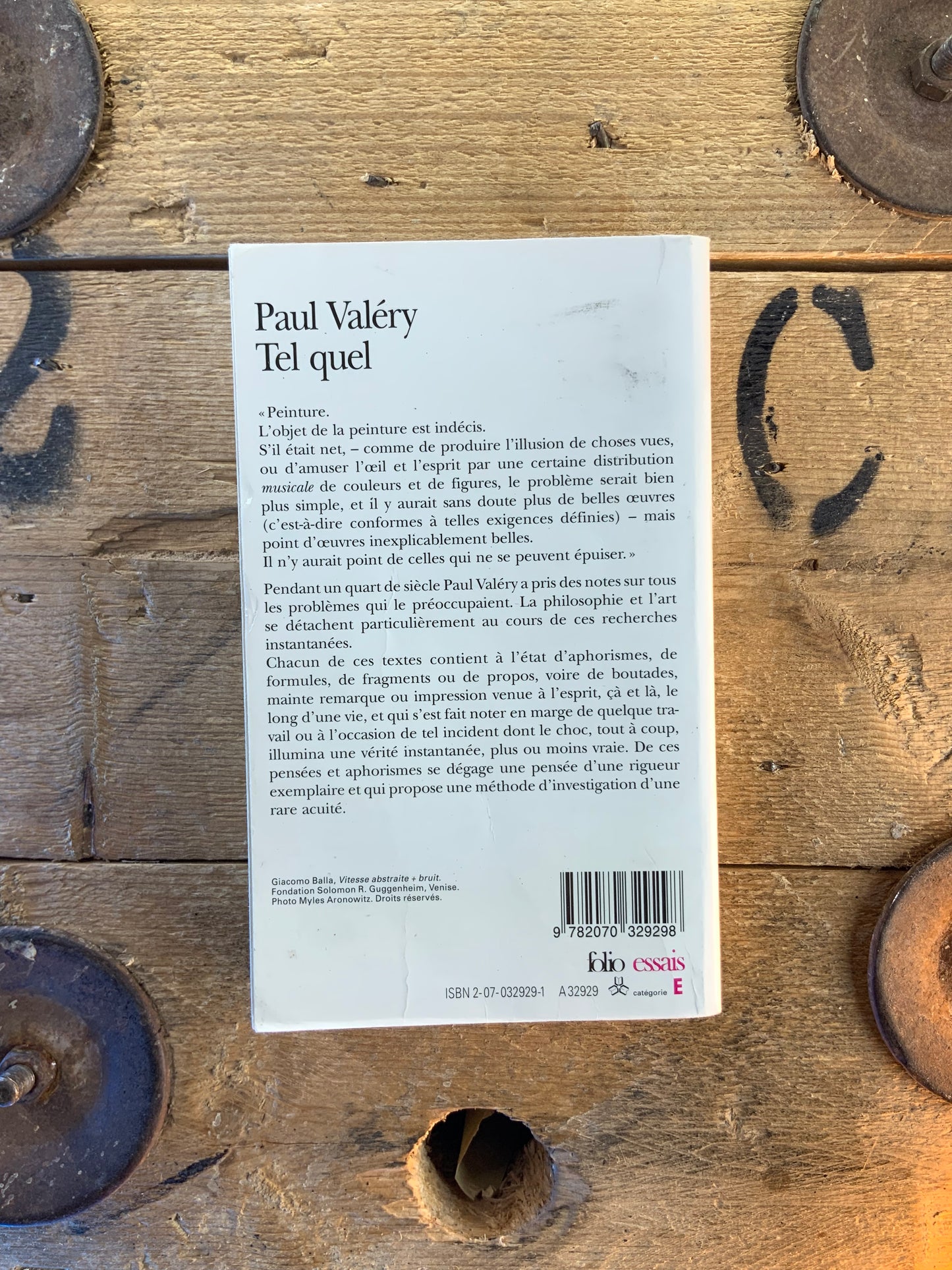 Tel quel - Paul Valéry