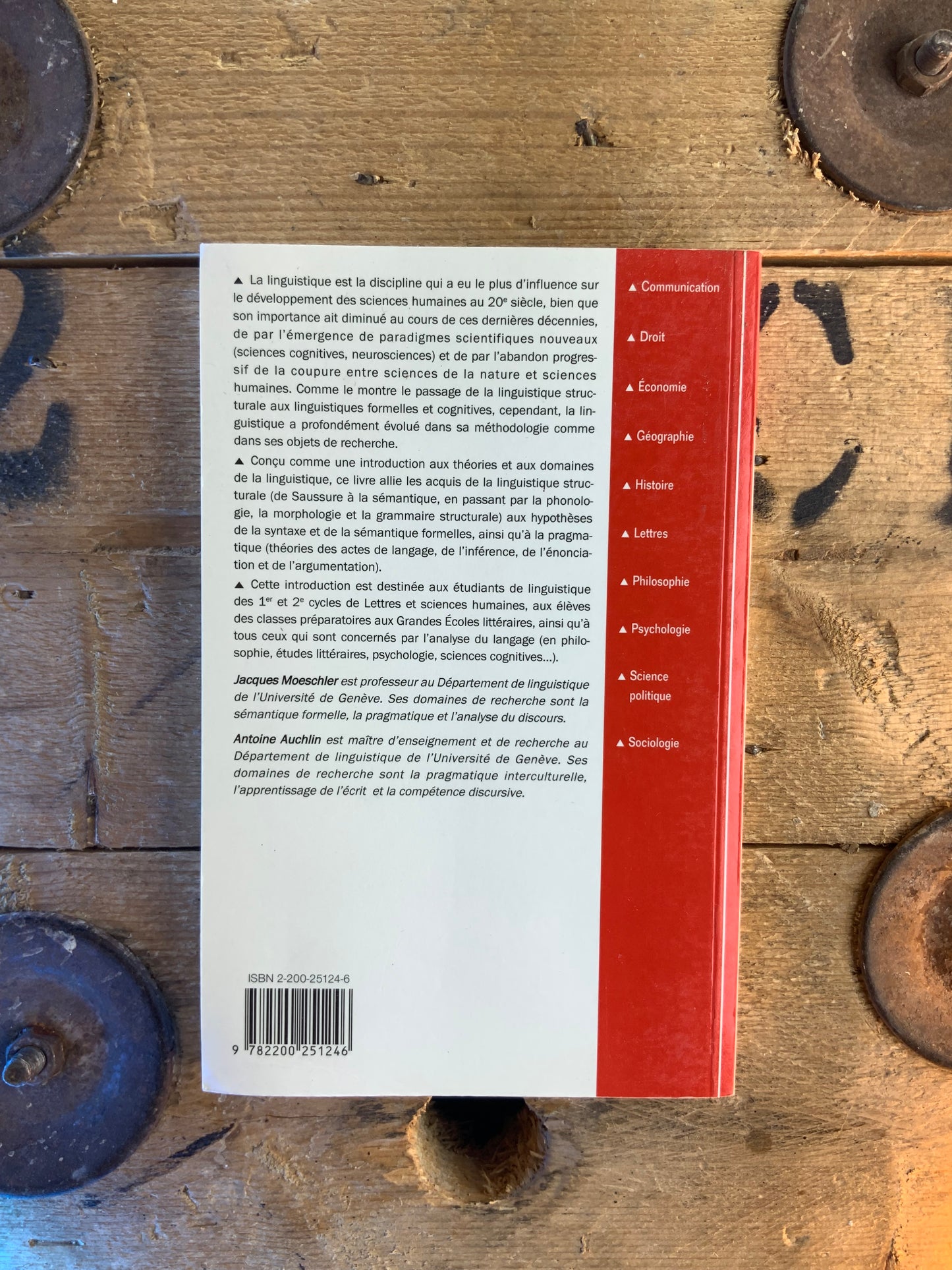 Introduction à la linguistique contemporaine - Jacques Moeschler et Antoine Auchlin
