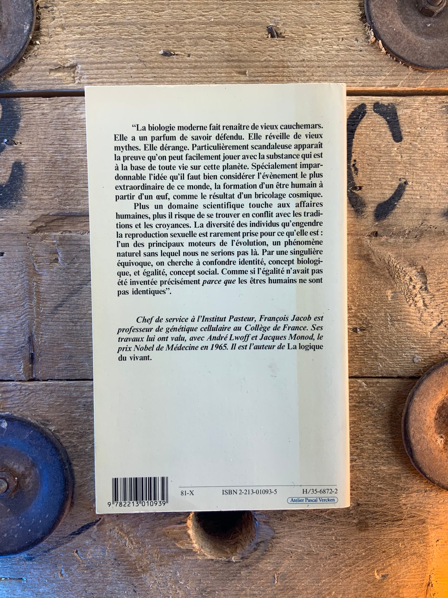 Le jeu des possibles : essai sur la diversité du vivant - François Jacob