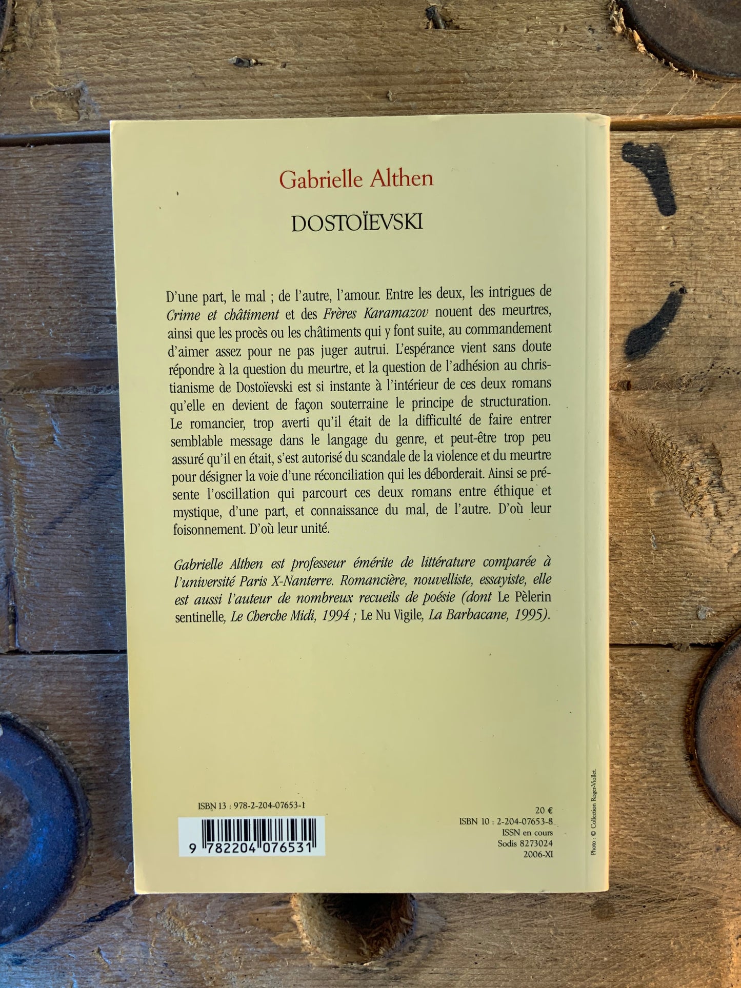 Dostoïevski : le meurtre et l’espérance - Gabrielle Althen