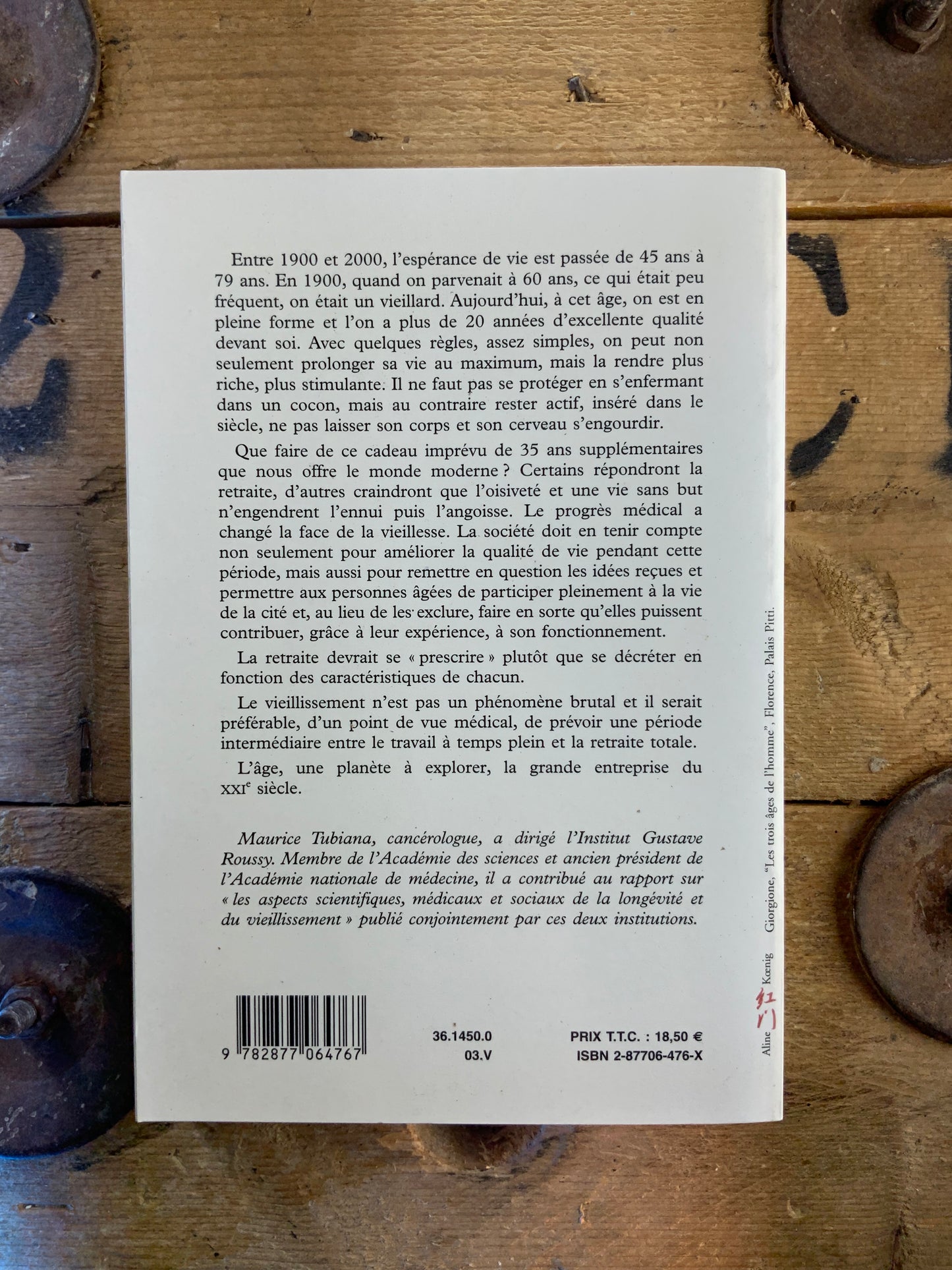 Le Bien-Vieillir : la révolution de l’âge - Maurice Tubiana