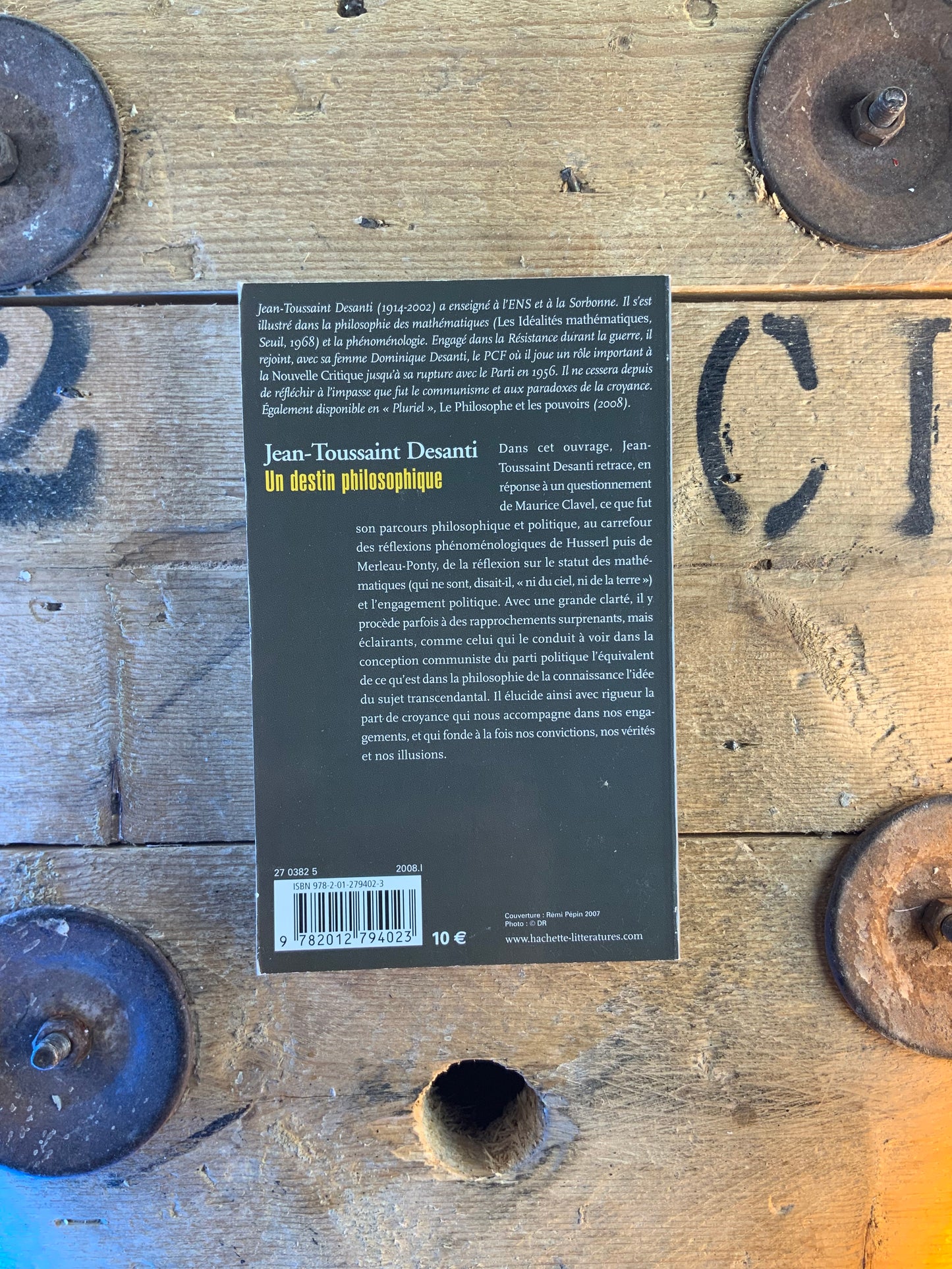 Un destin philosophique - Jean-Toussaint Desanti