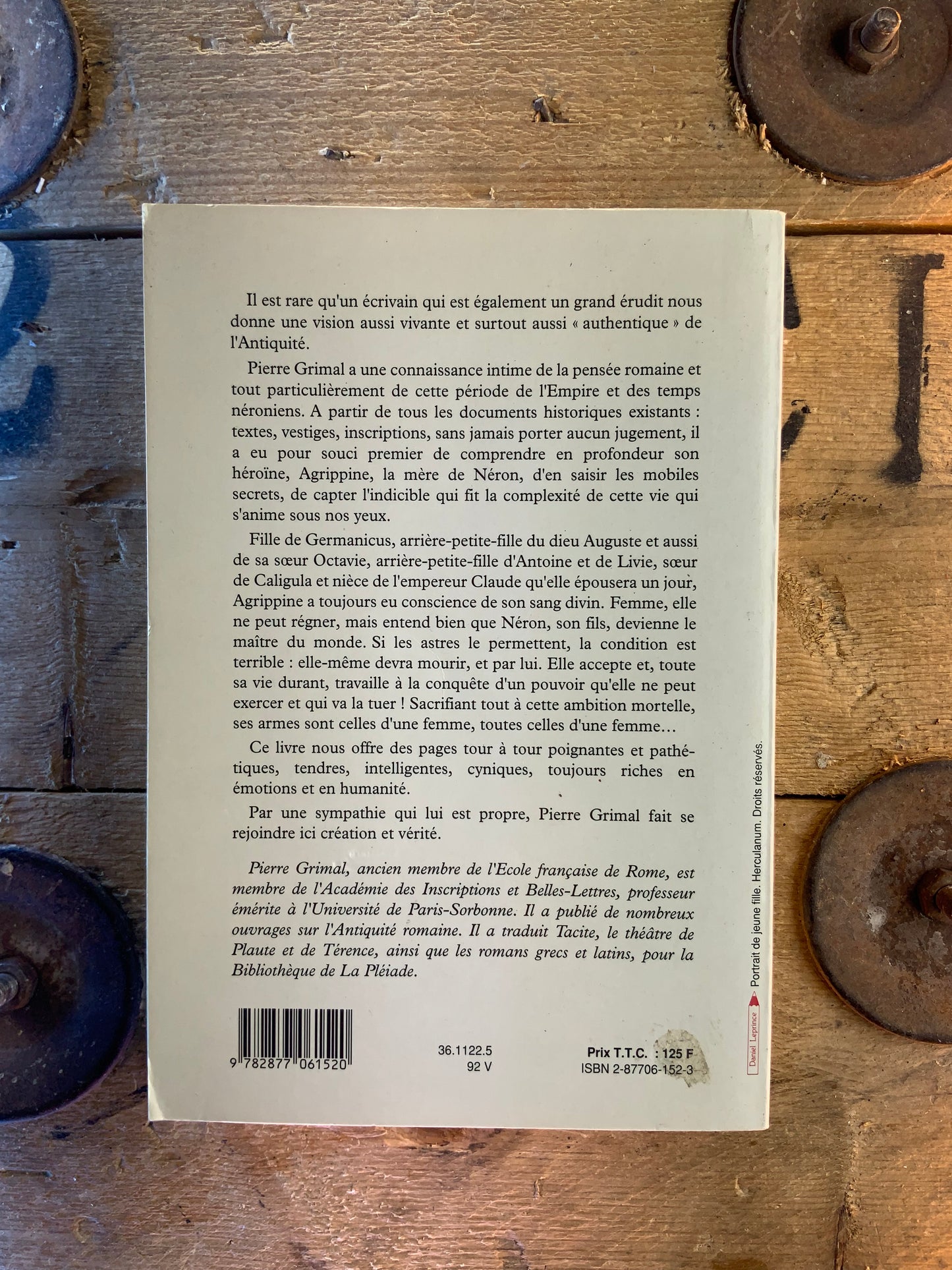 Mémoires d’Agrippine - Pierre Grimal