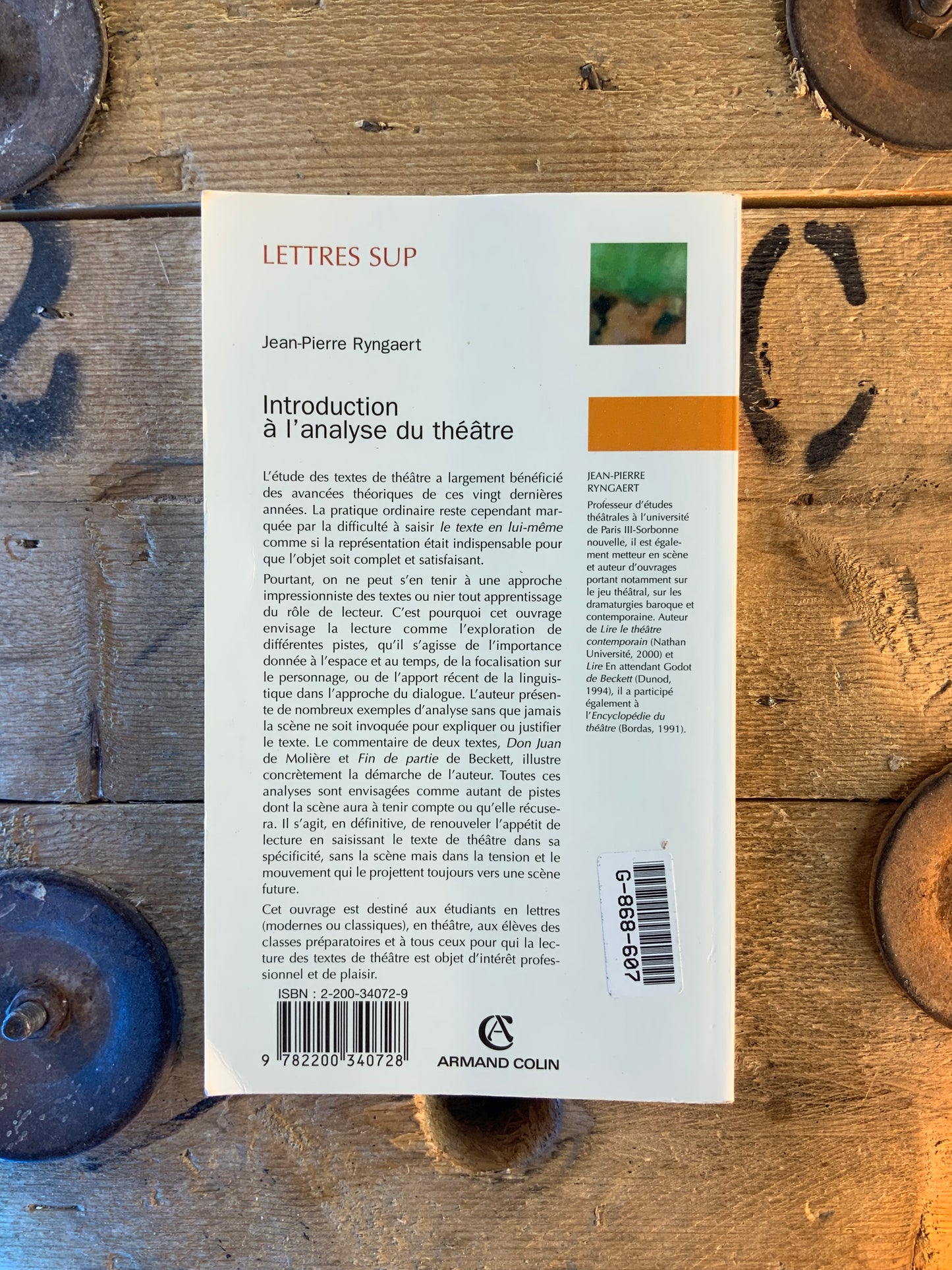 Introduction à l’analyse du théâtre - Jean-Pierre Ryngaert