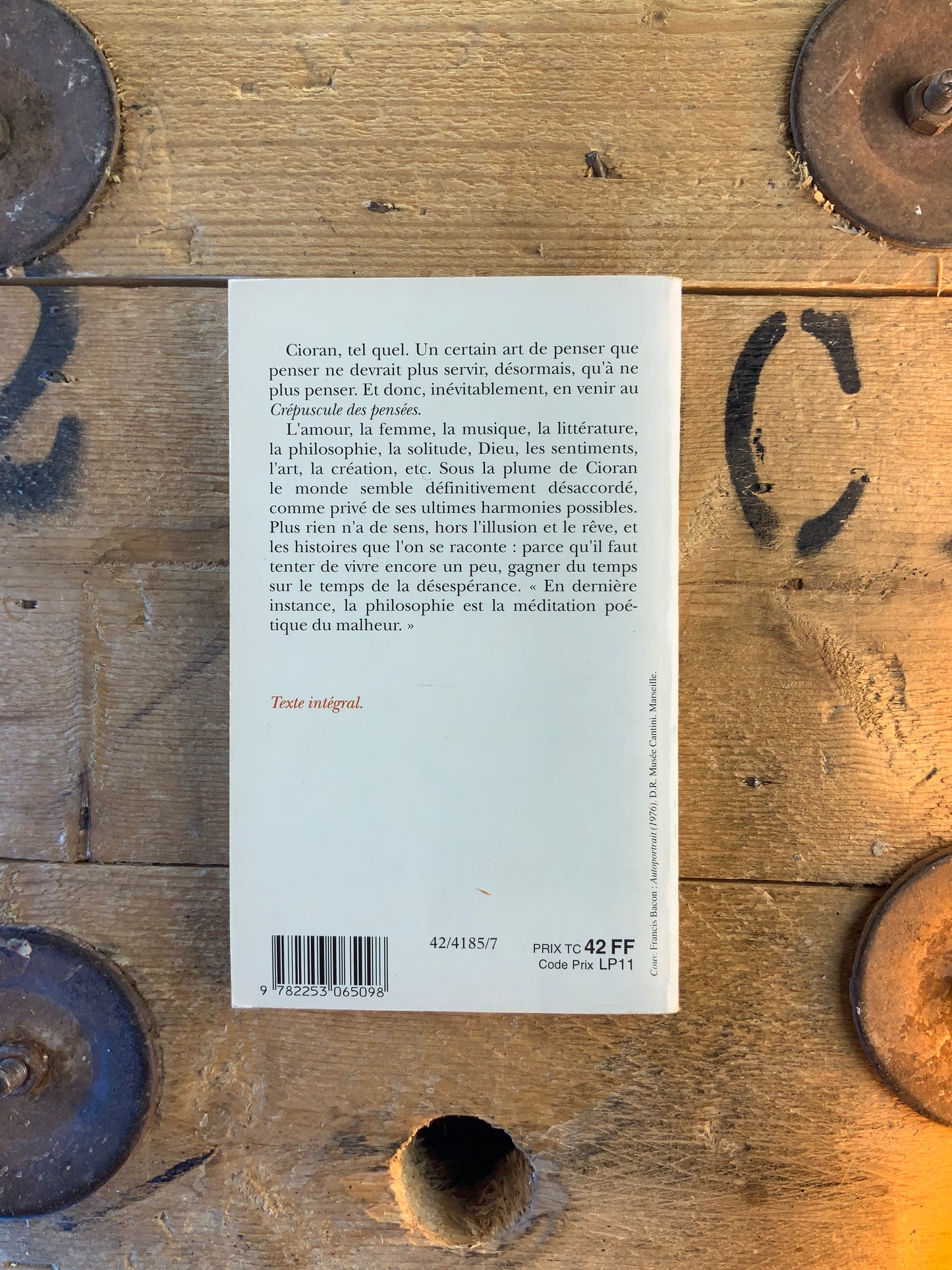 Le crépuscule des pensées - Emil Cioran