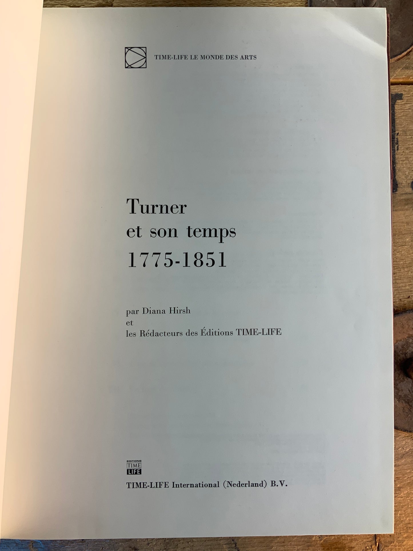 Turner et son temps
