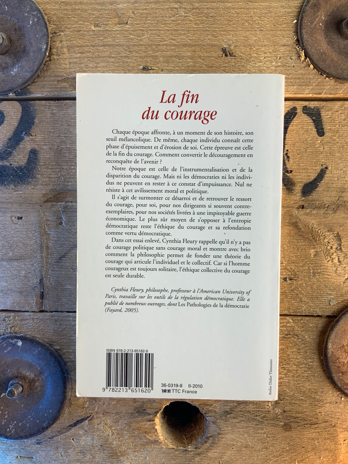 La fin du courage - Cynthia Fleury