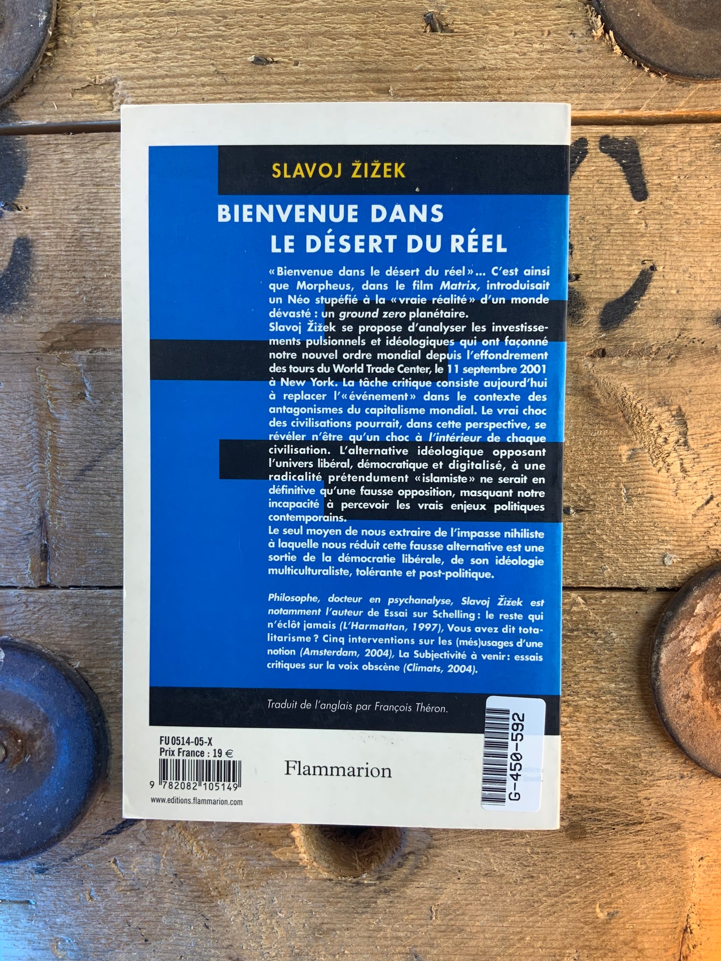 Bienvenue dans le désert du réel - Slavoj Zizek