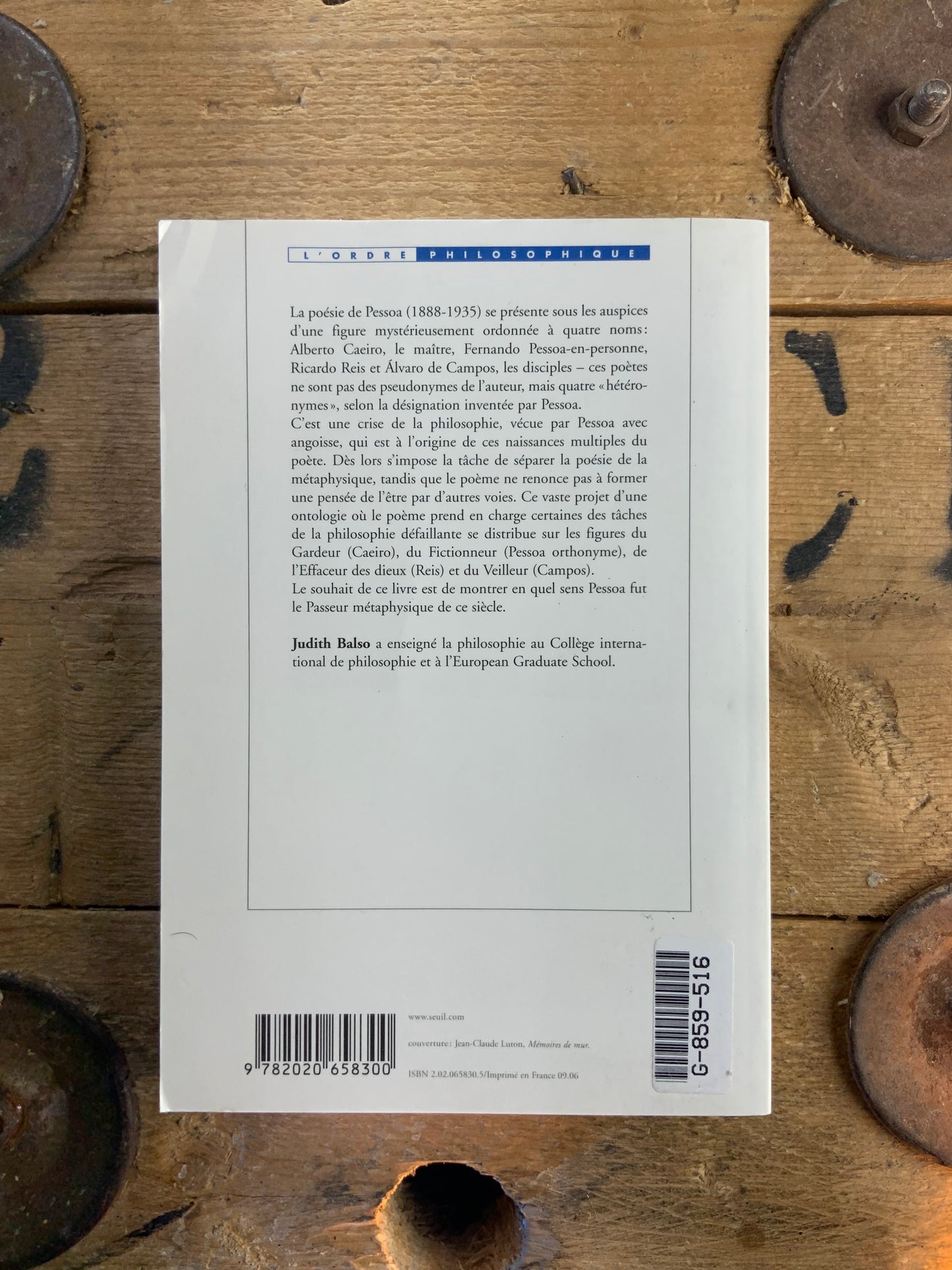 Pessoa, le passeur métaphysique - Judith Balso