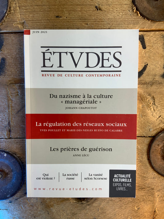 Études : revue de culture générale - juin 2021