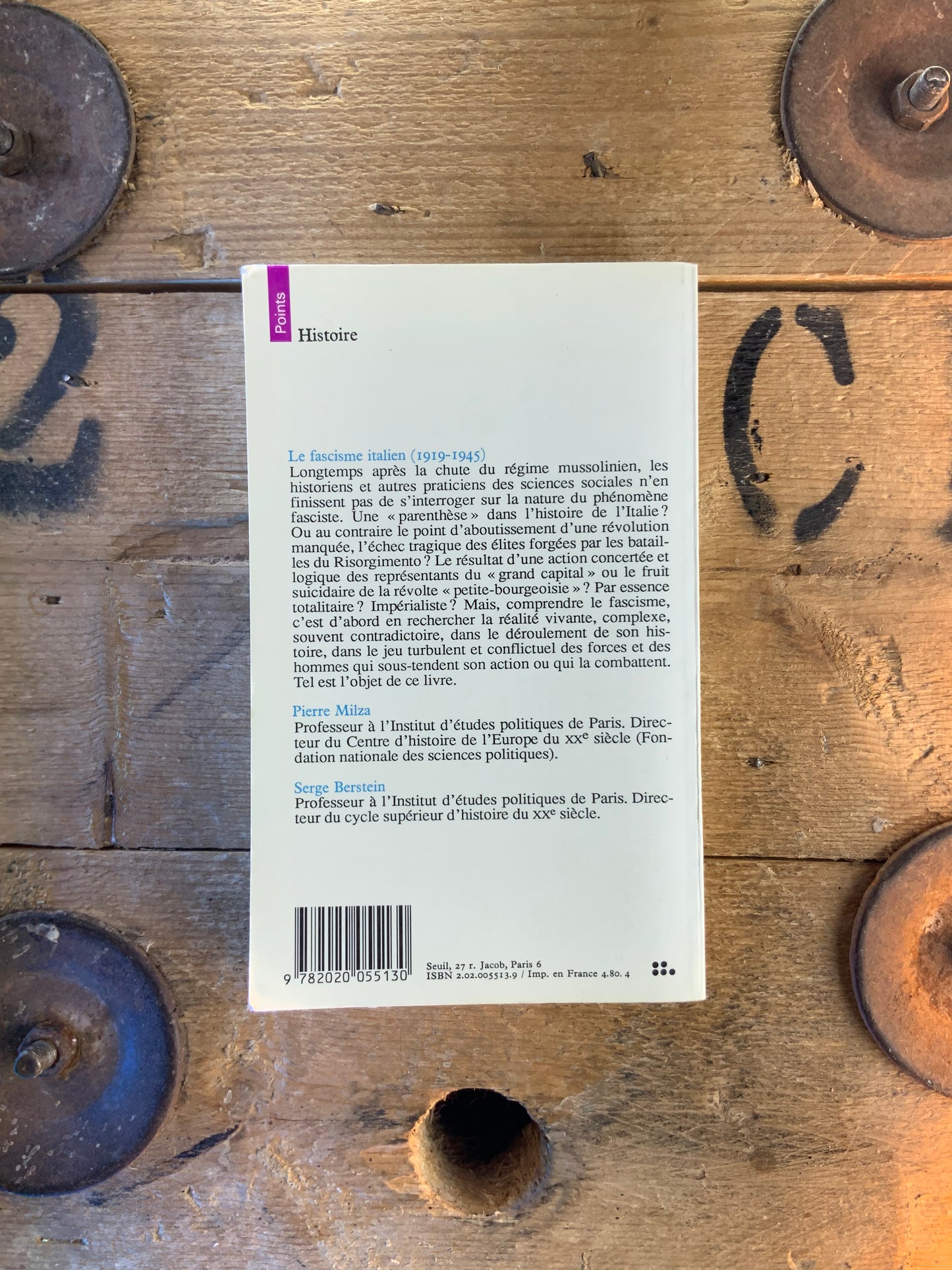 Le fascisme italien 1919-1945 - P. Milza et S. Berstein