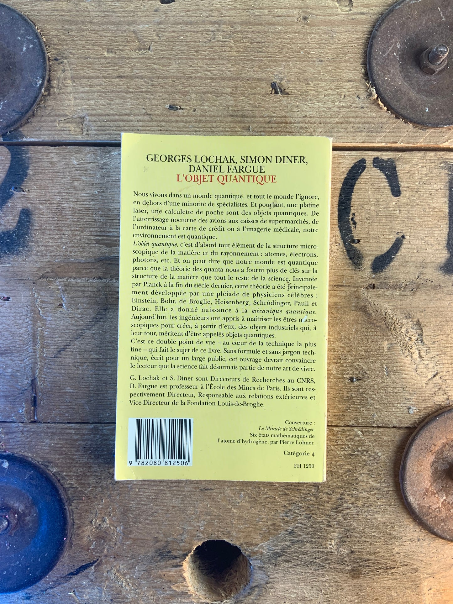 L’objet quantique - George Lochak, Simon Diner, Daniel Fargue