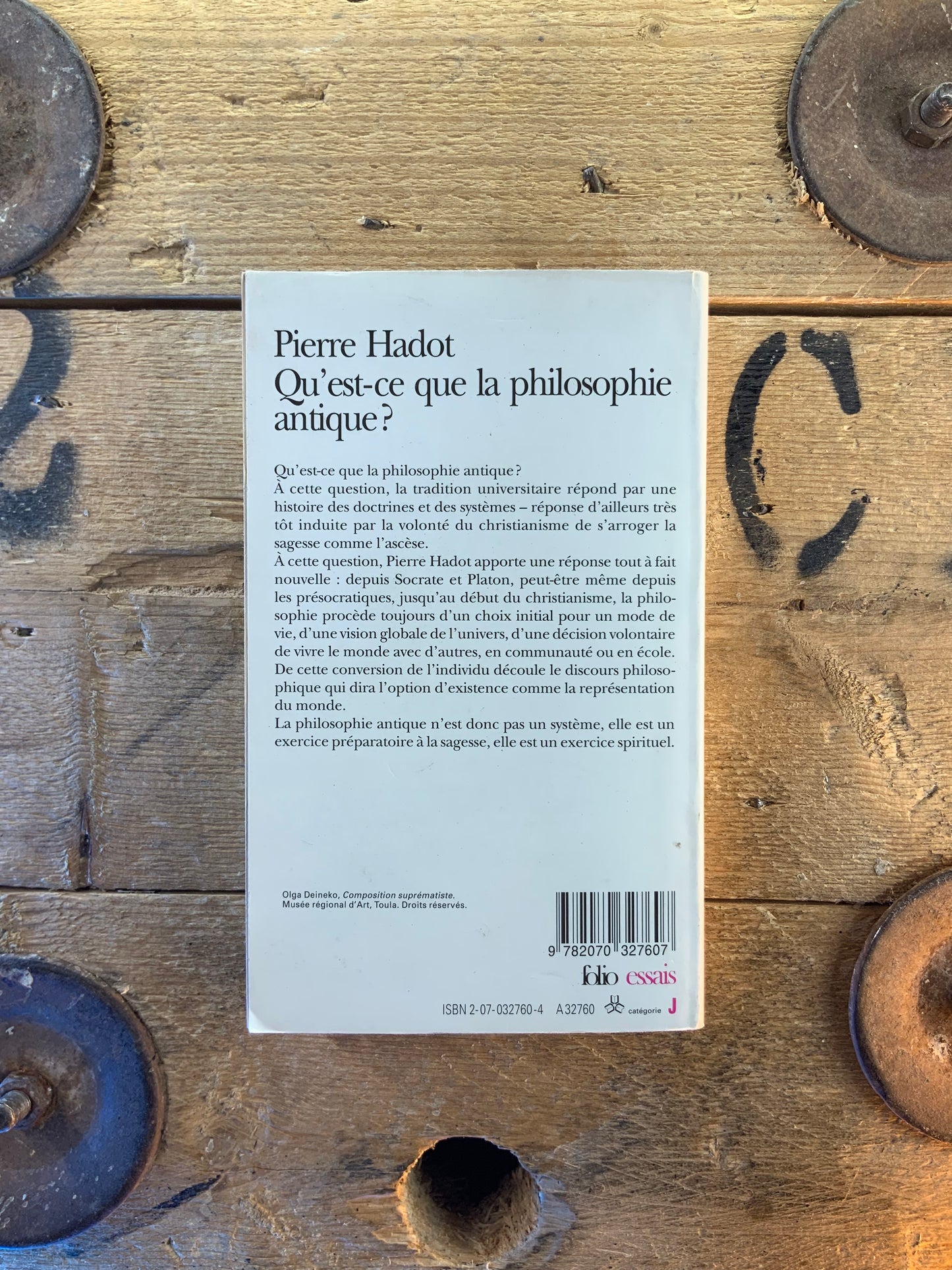 Qu’est-ce que la philosophie antique - Pierre Hadot