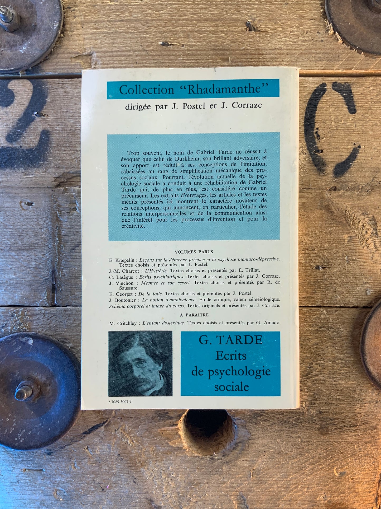 Ecrits de psychologie sociale - G. Tarde