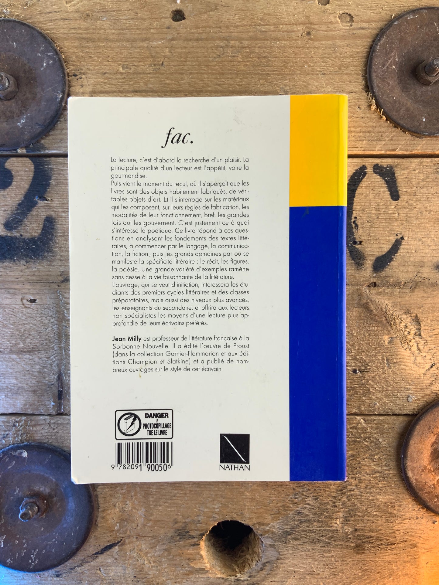Poétique des textes - Jean Milly