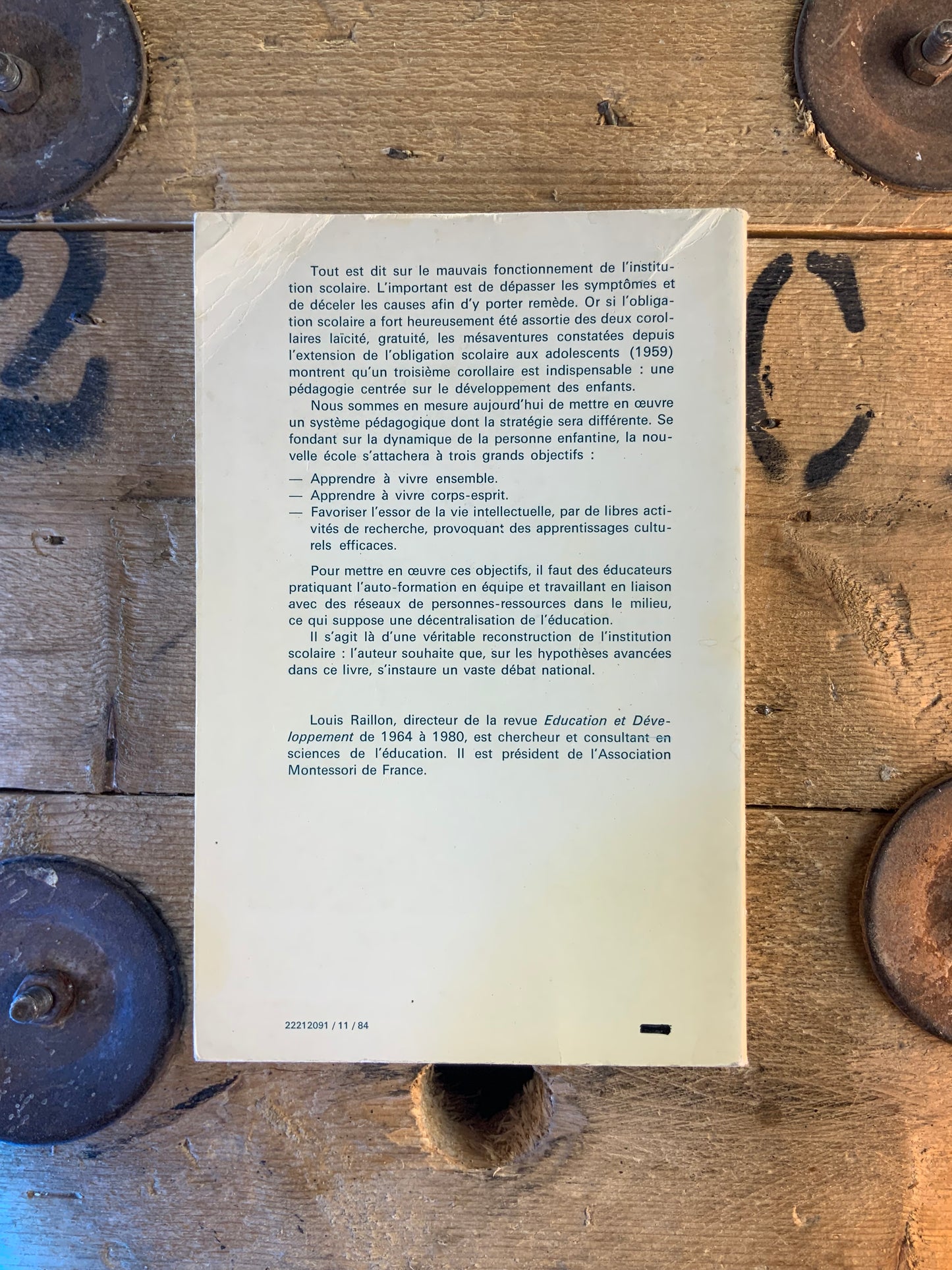 L’enseignement ou la contre-éducation - Louis Raillon