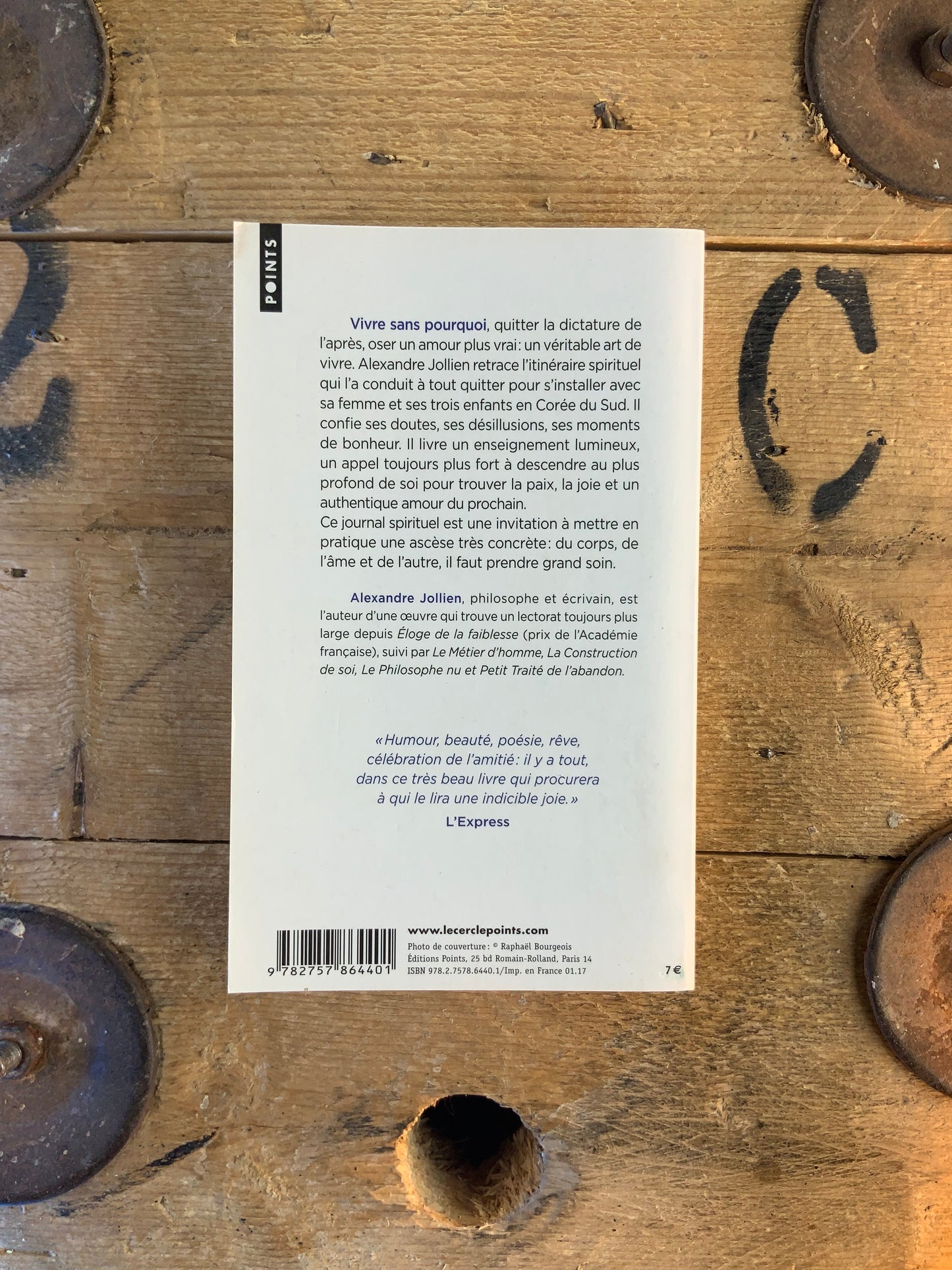 Vivre sans pourquoi : itinéraire spirituel d’un philosophe en Corée - Alexandre Jollien