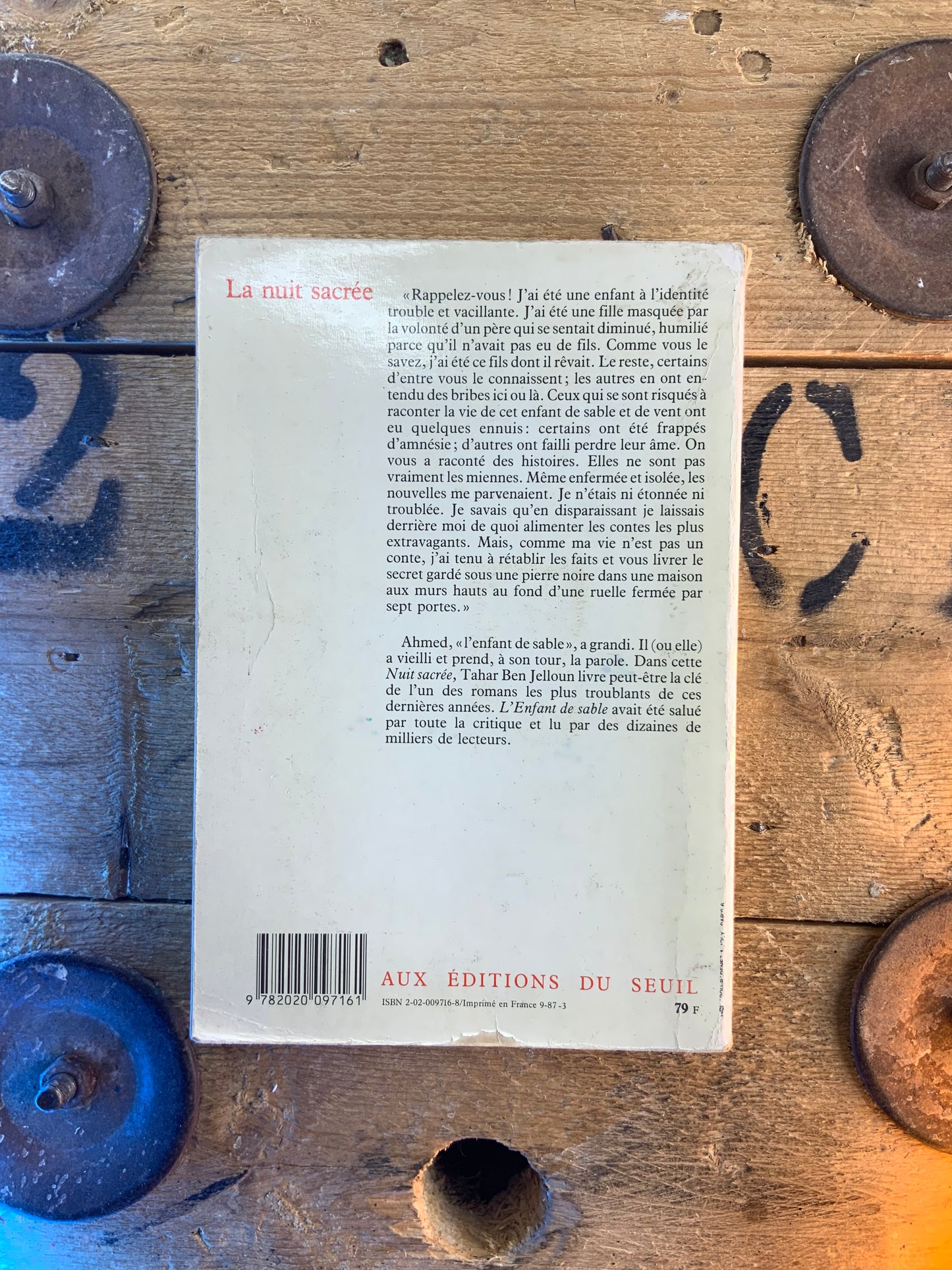 La nuit sacrée - Tahar Benjelloun