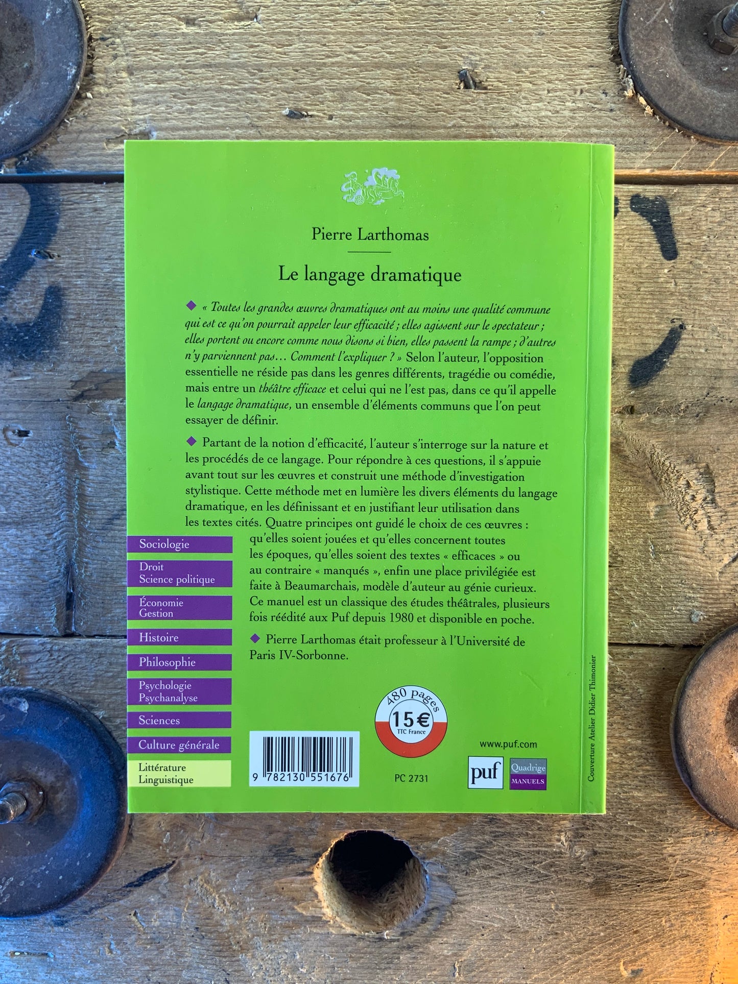 Le langage dramatique - Pierre Larthomas