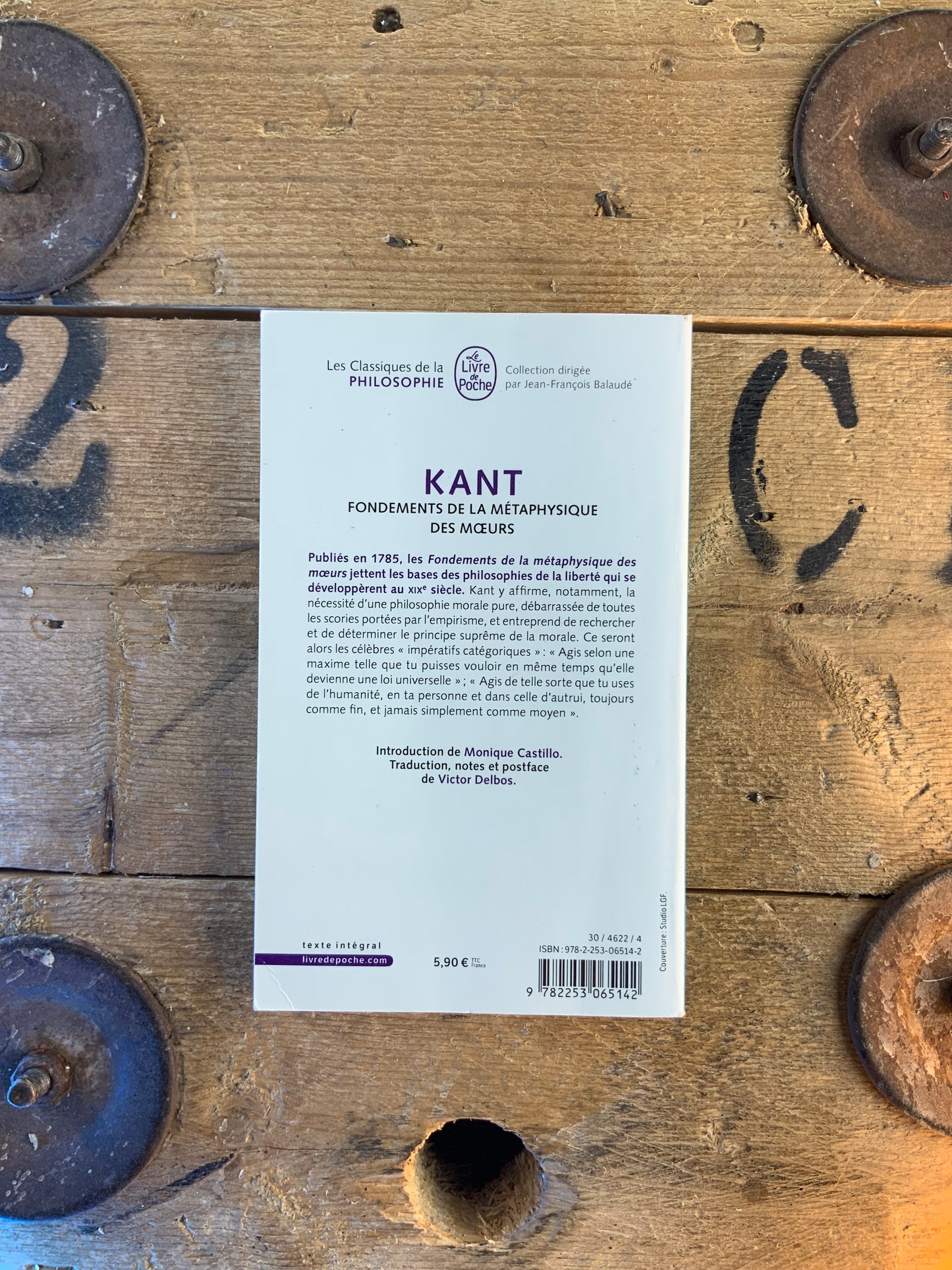 Fondements de la métaphysique des mœurs - Emmanuel Kant