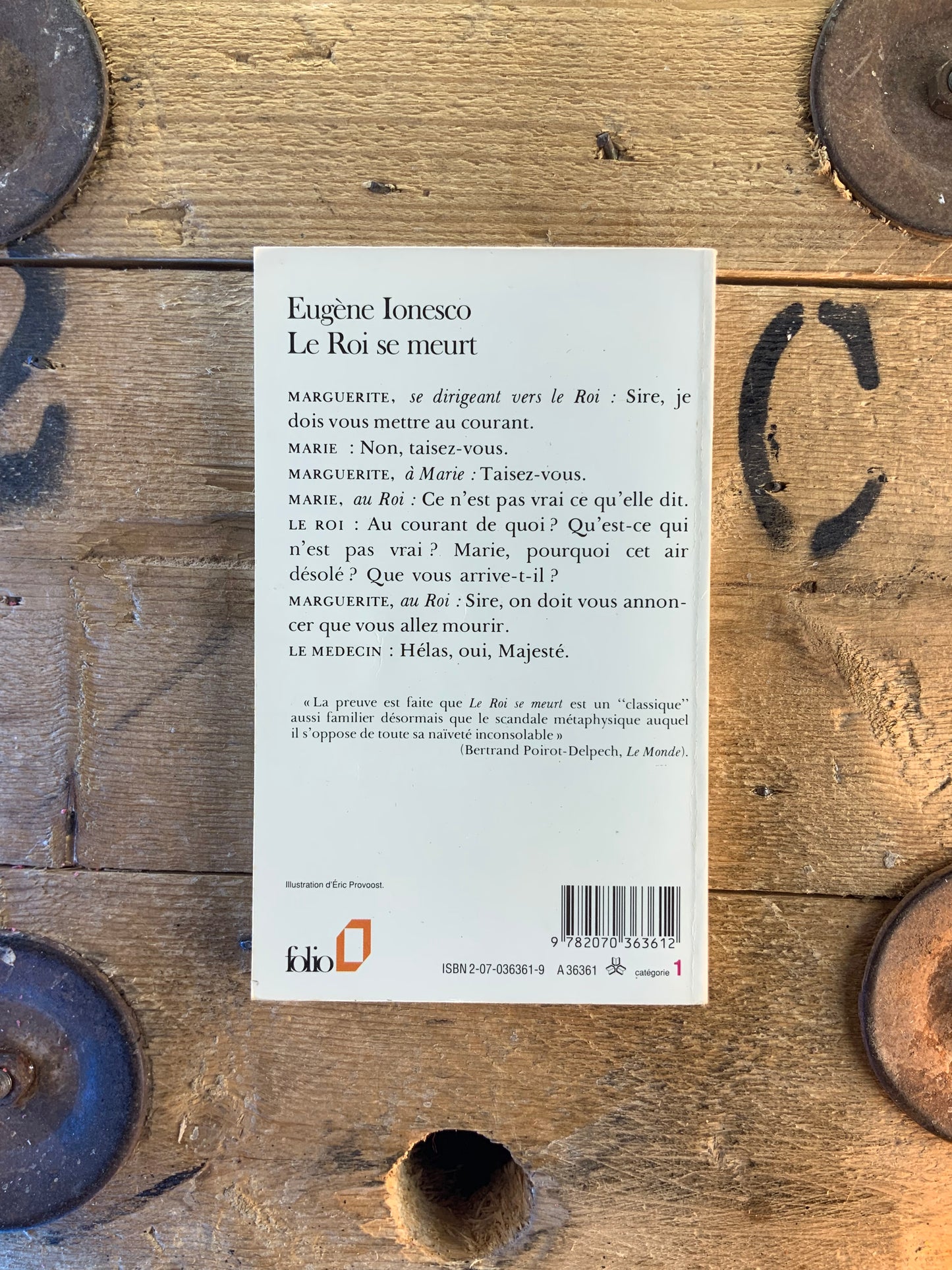 Le roi se meurt - Eugène Ionesco