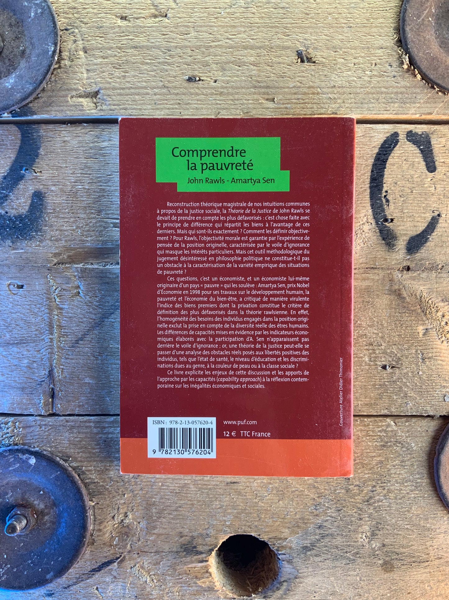 Comprendre la pauvreté : John Rawls , Amartya Sen - Danielle Zwarthoed
