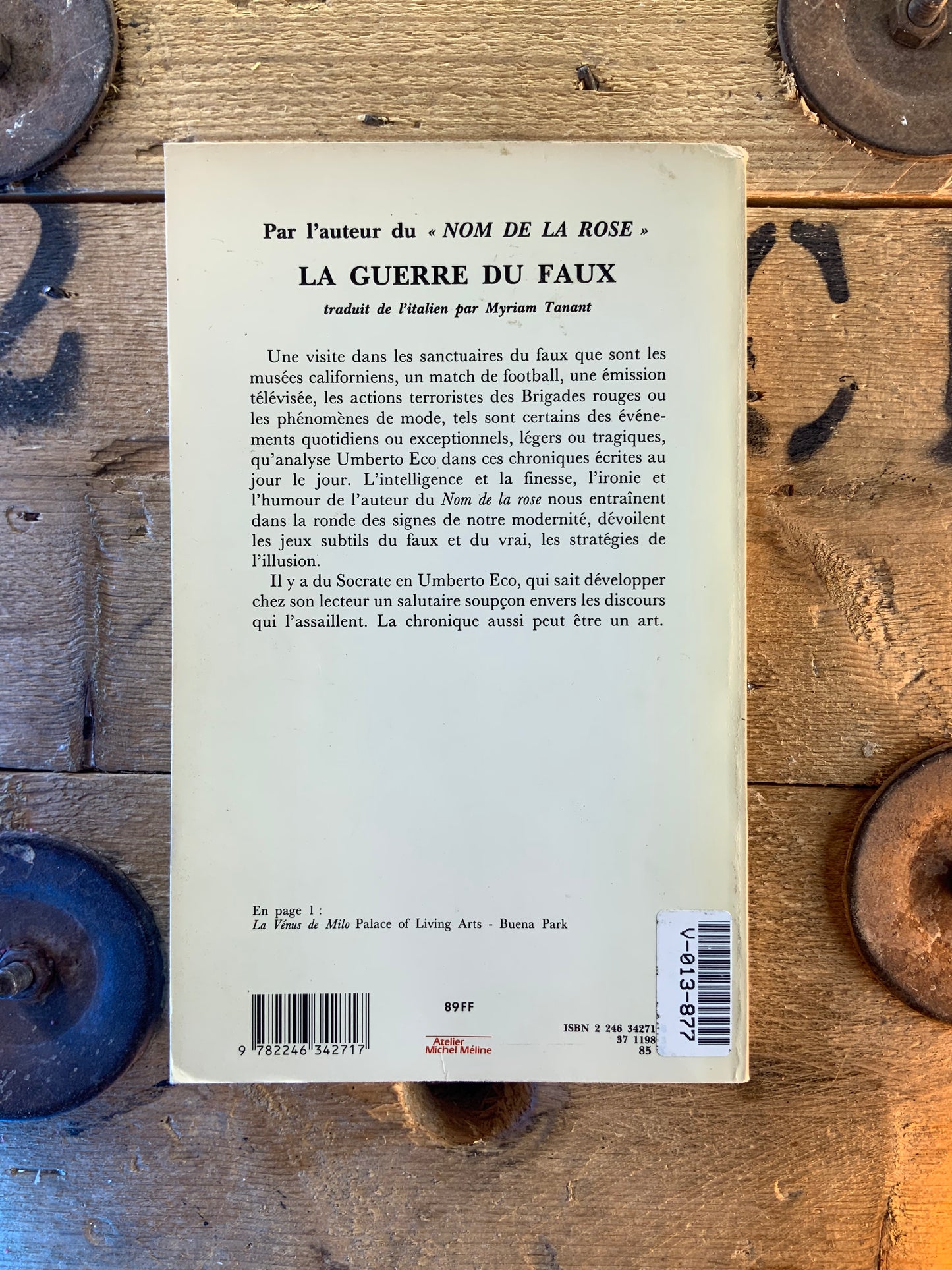 La guerre du faux - Umberto Eco