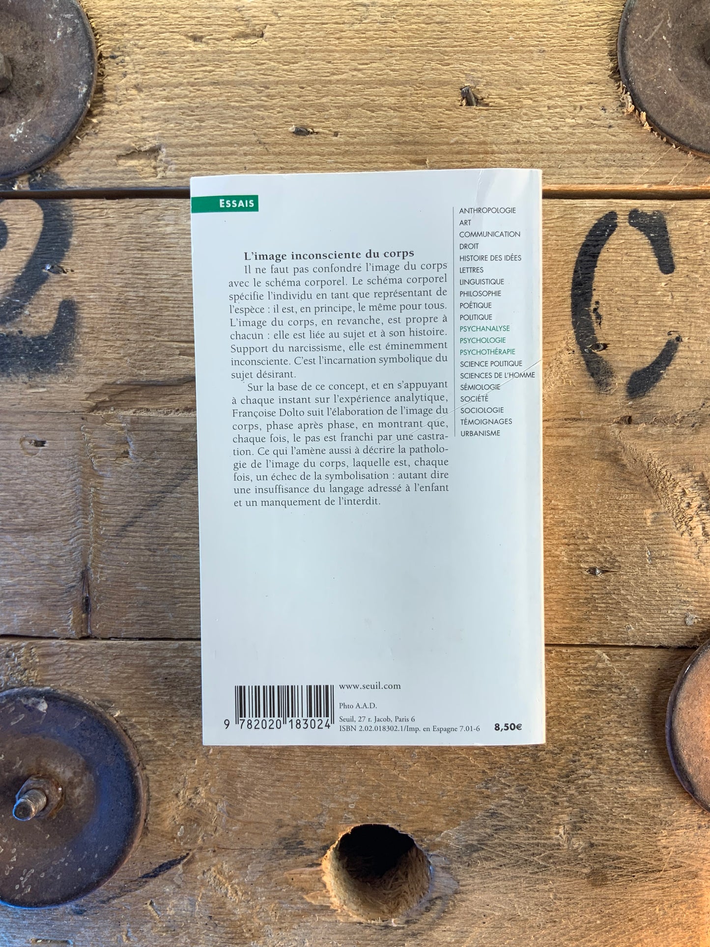 L’image inconsciente du corps - Françoise Dolto
