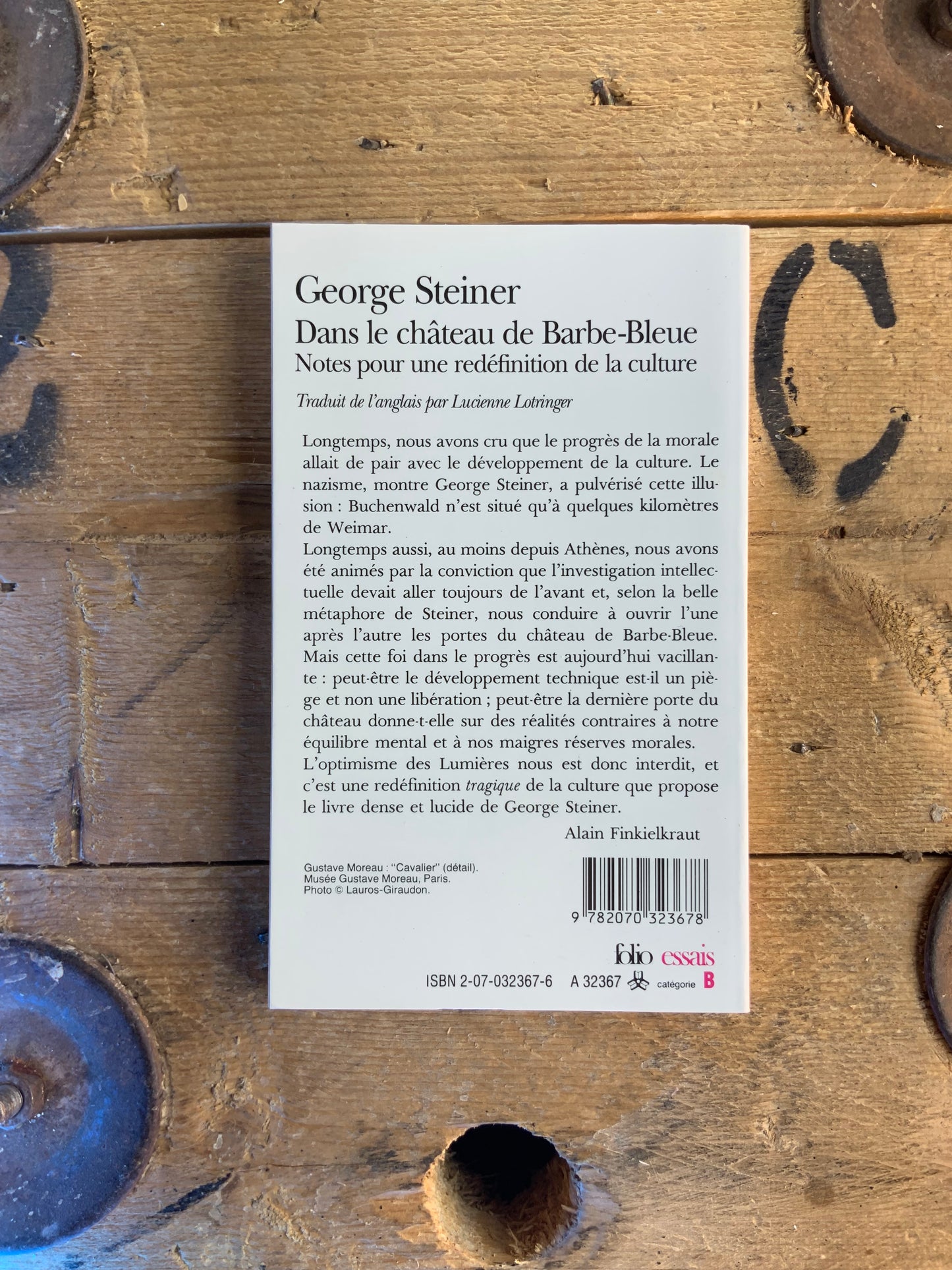Dans le château de la Barbe-Bleue : notes pour une redéfinition de la culture - George Steiner