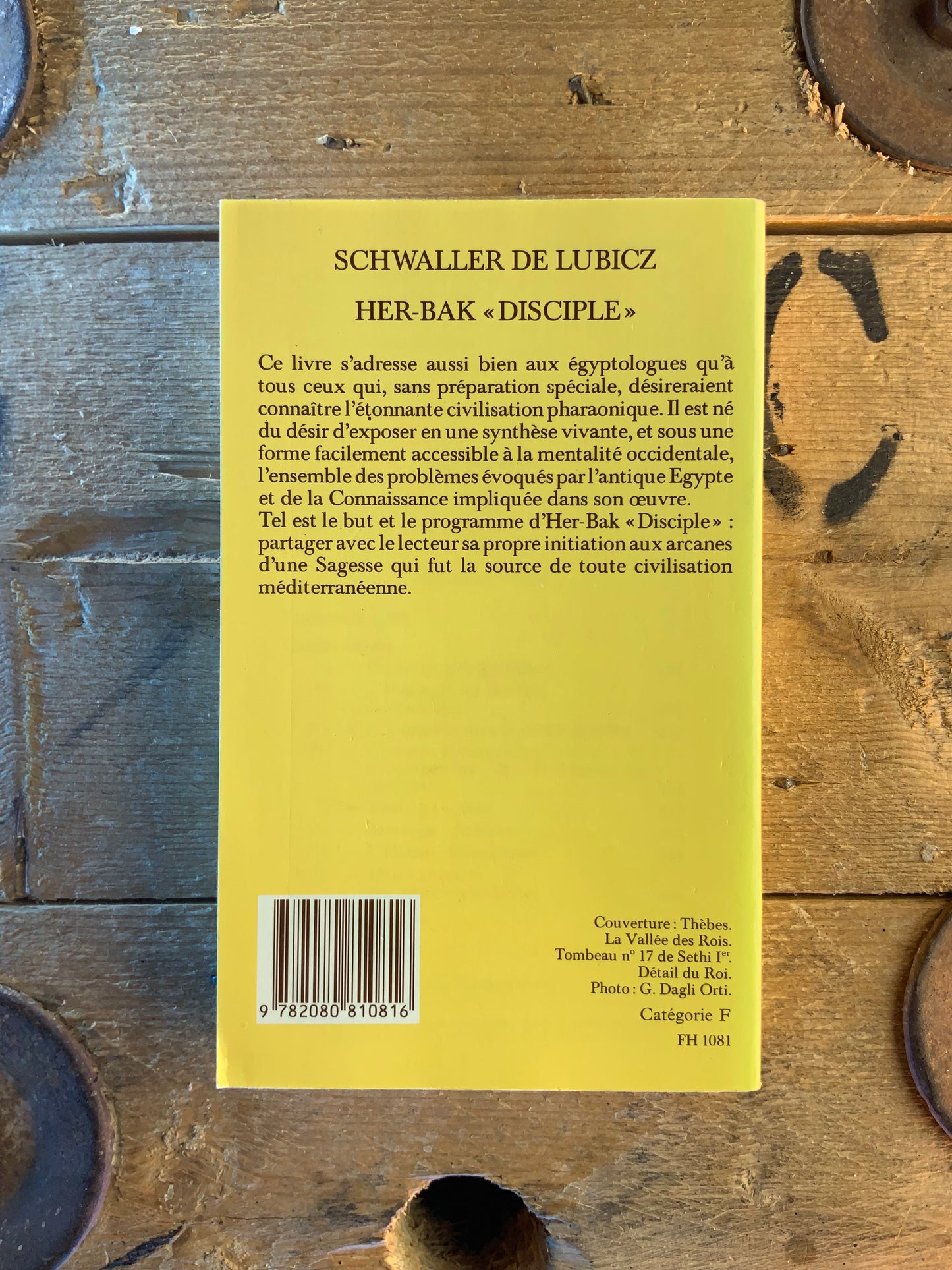 Her-Bak « Disciple » - Schwaller De Lubick