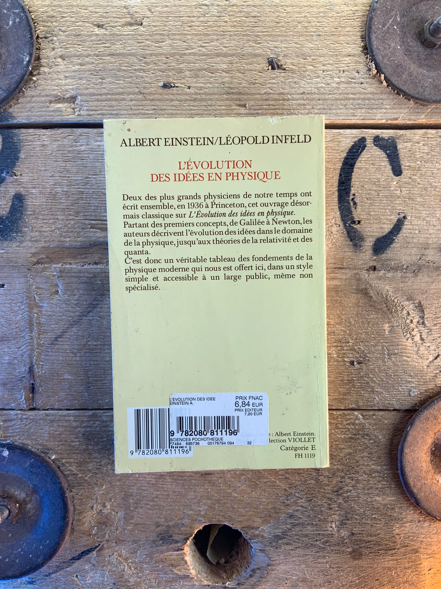 L’évolution des idées en physique - Albert Einstein et Léopold Infeld