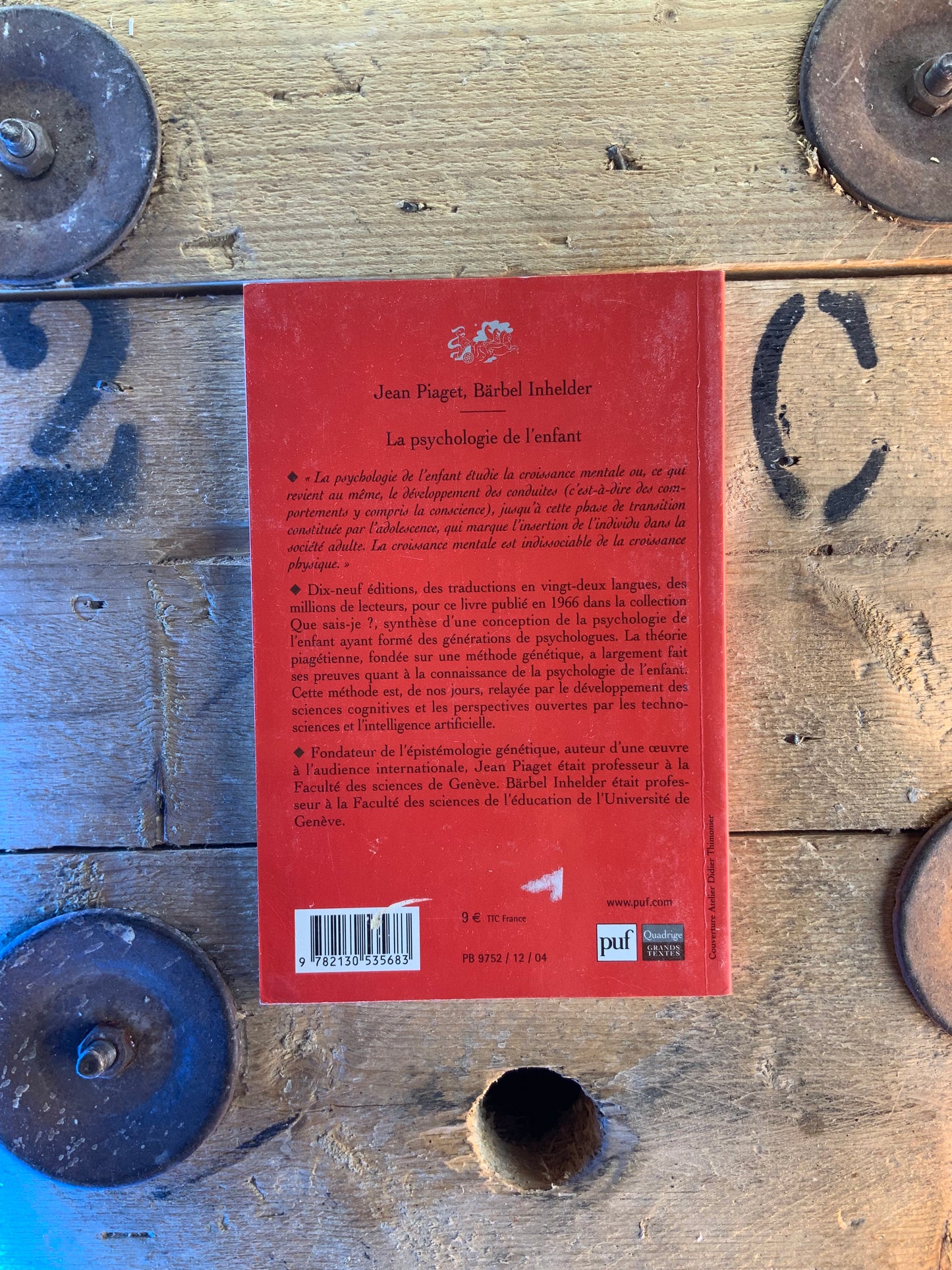 La psychologie de l’enfant - Jean Piaget et Bärbel Inhelder
