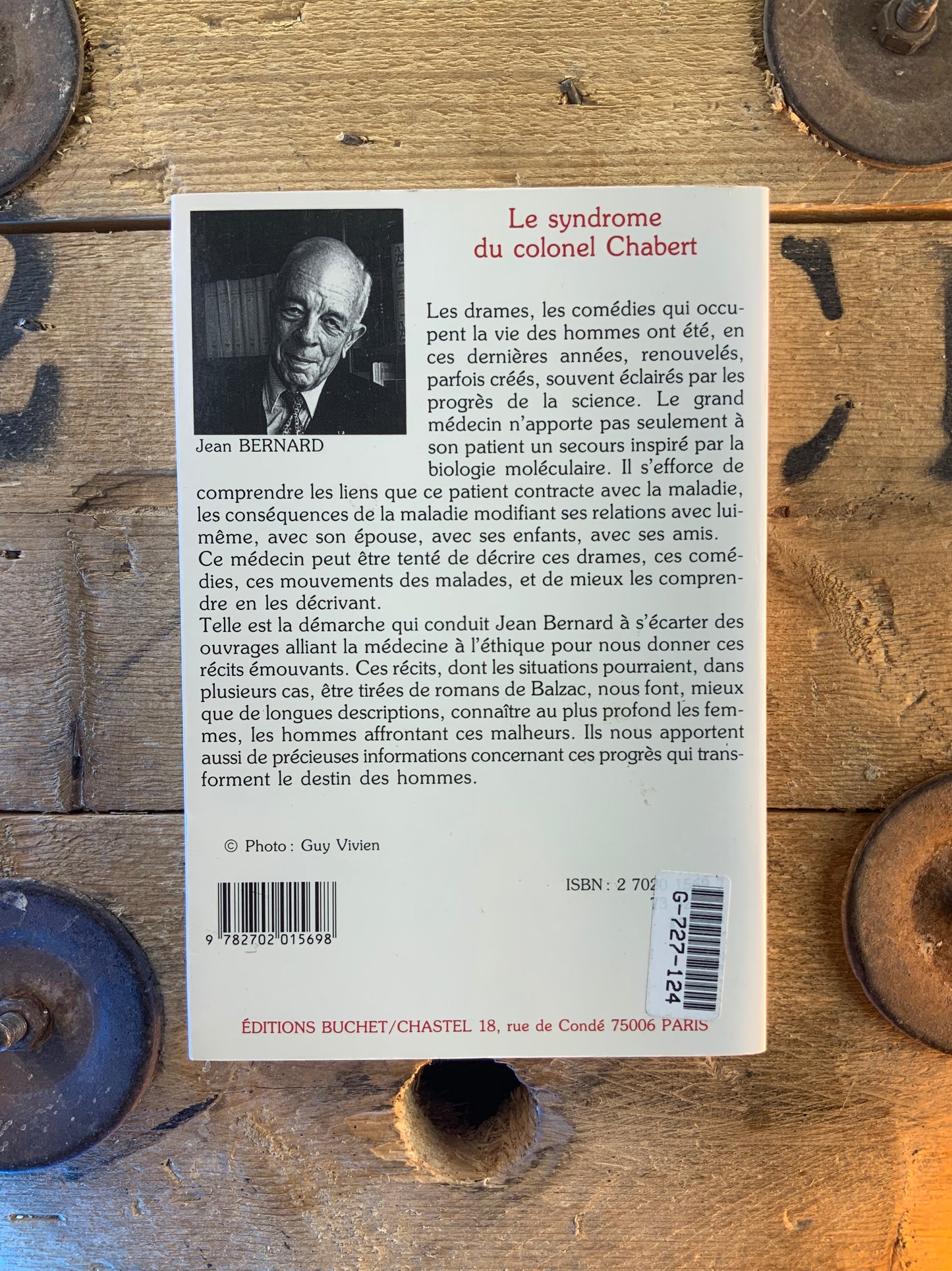 Le syndrome du colonel Chabert ou le vivant mort - Jean Bernard