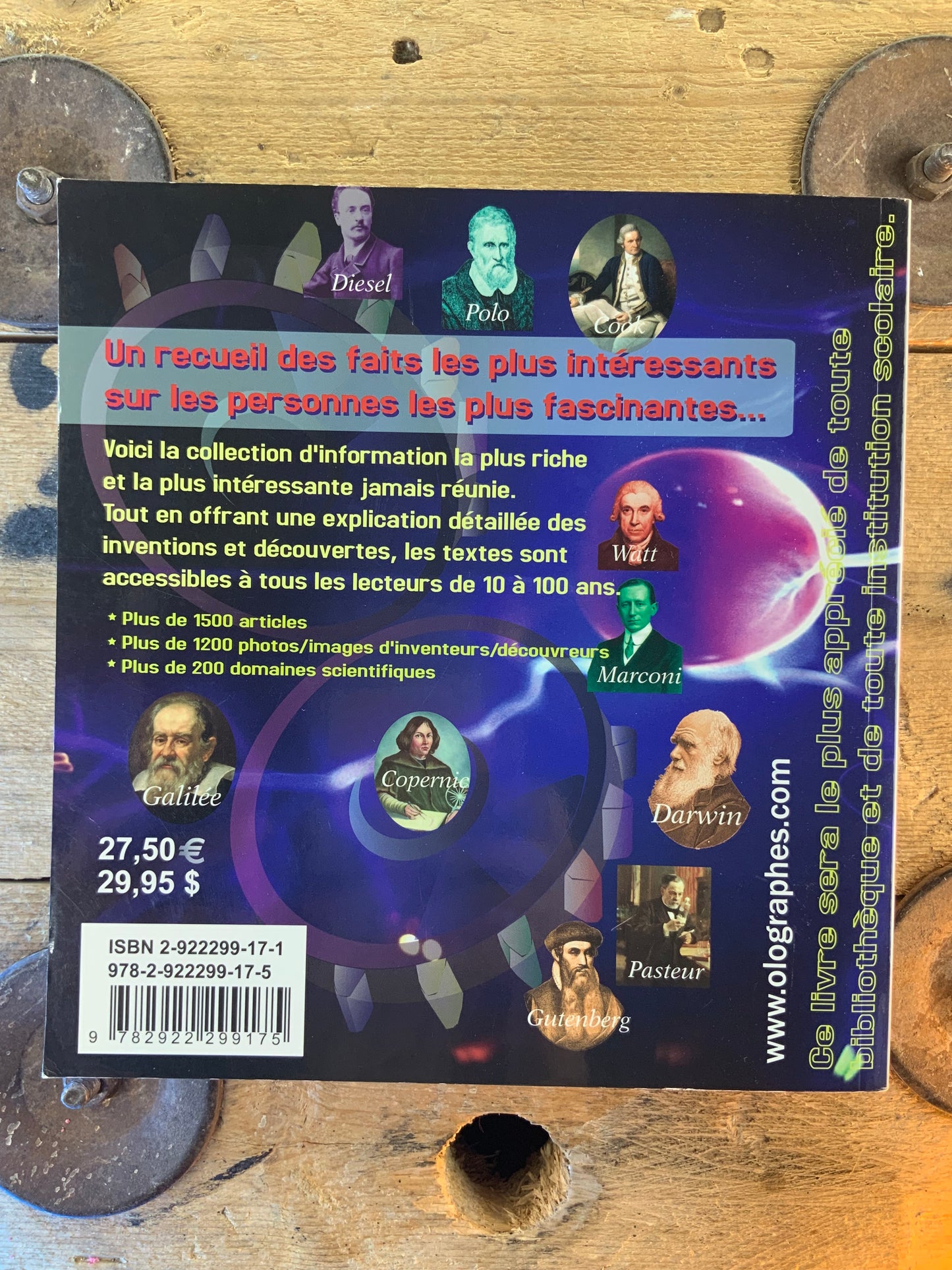 Dictionnaire des inventeurs et découverts - Denis Fréchette